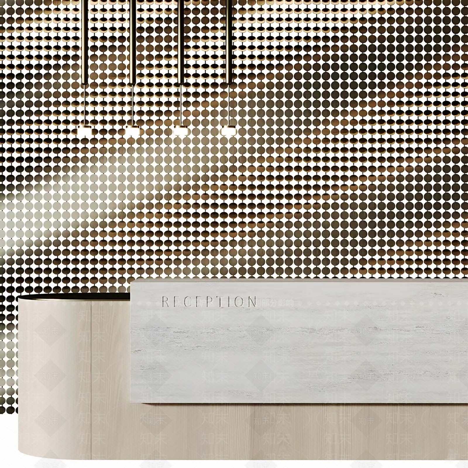 现代前台3D模型下载【ID:1155863187】