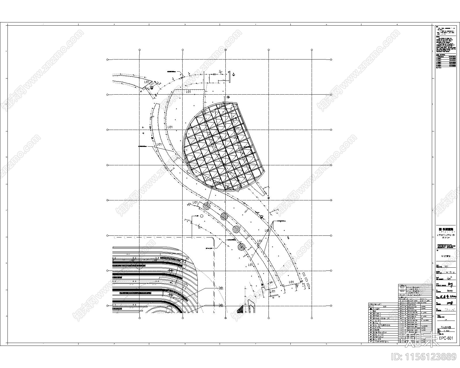 全套商场室内cad施工图下载【ID:1156123889】