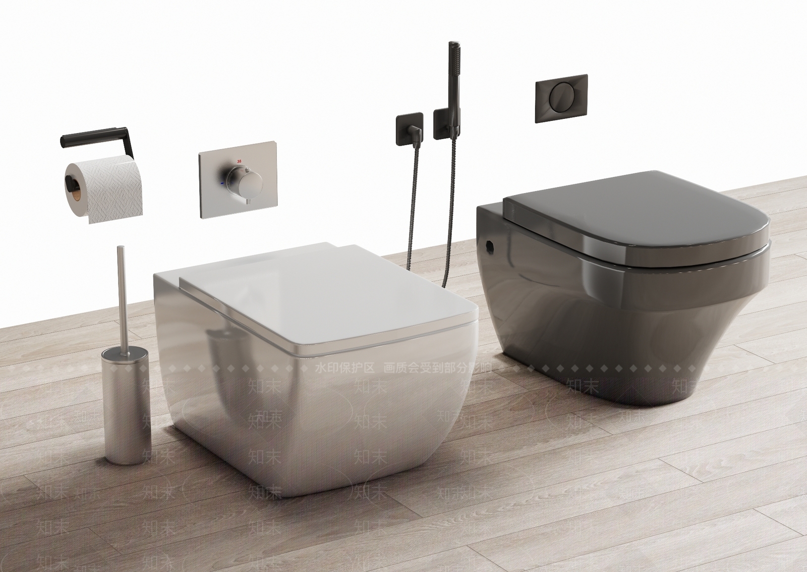 马桶3D模型下载【ID:1155872465】