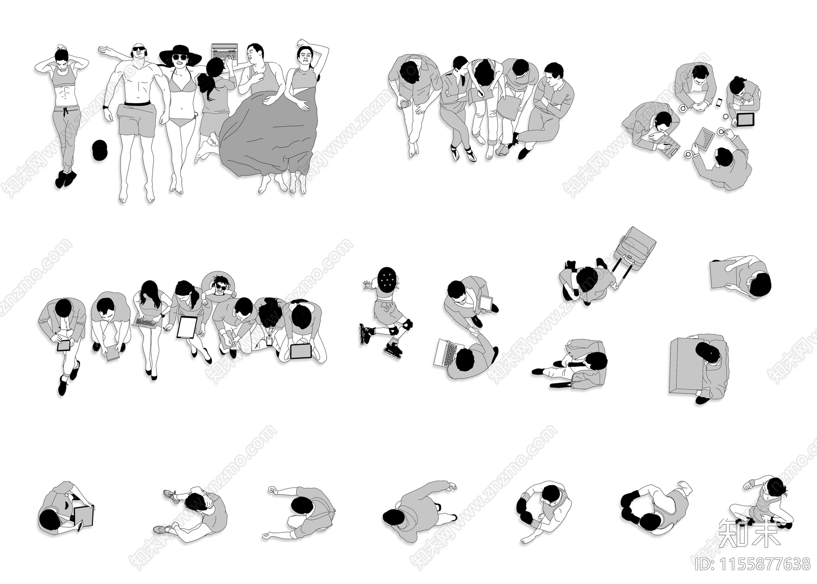 2024最新网红家具图库cad施工图下载【ID:1155877638】