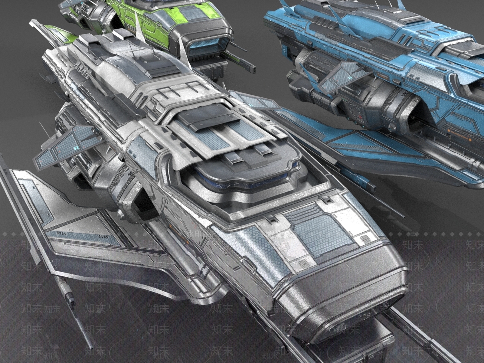 现代宇宙飞船3D模型下载【ID:1155878654】