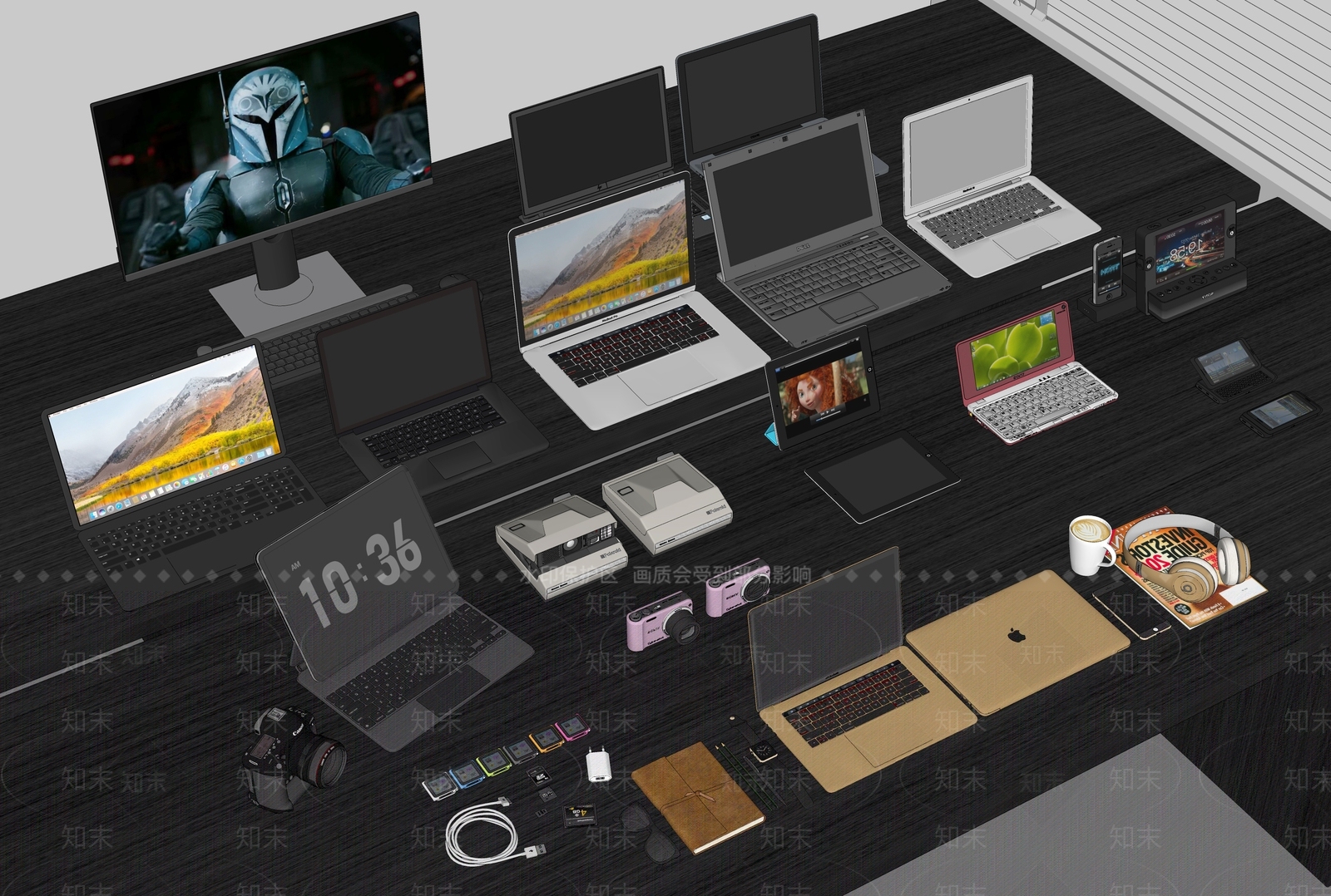 笔记本电脑SU模型下载【ID:1155884394】