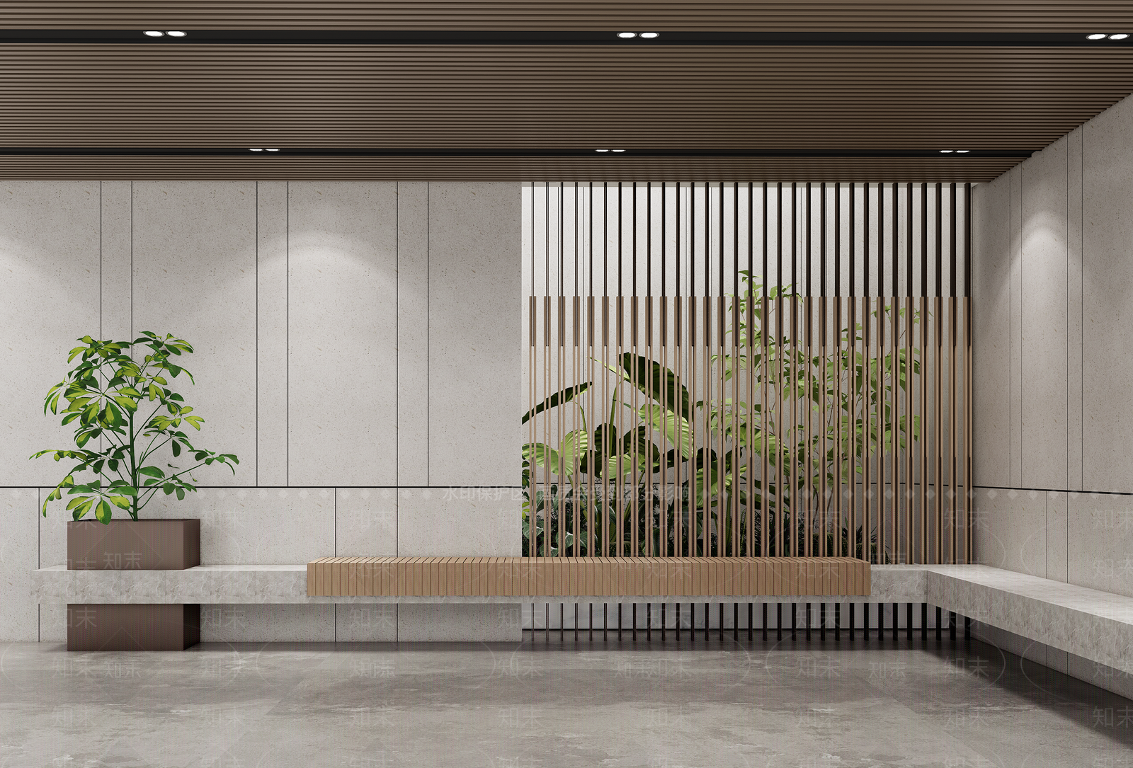 现代休息区SU模型下载【ID:1156179925】