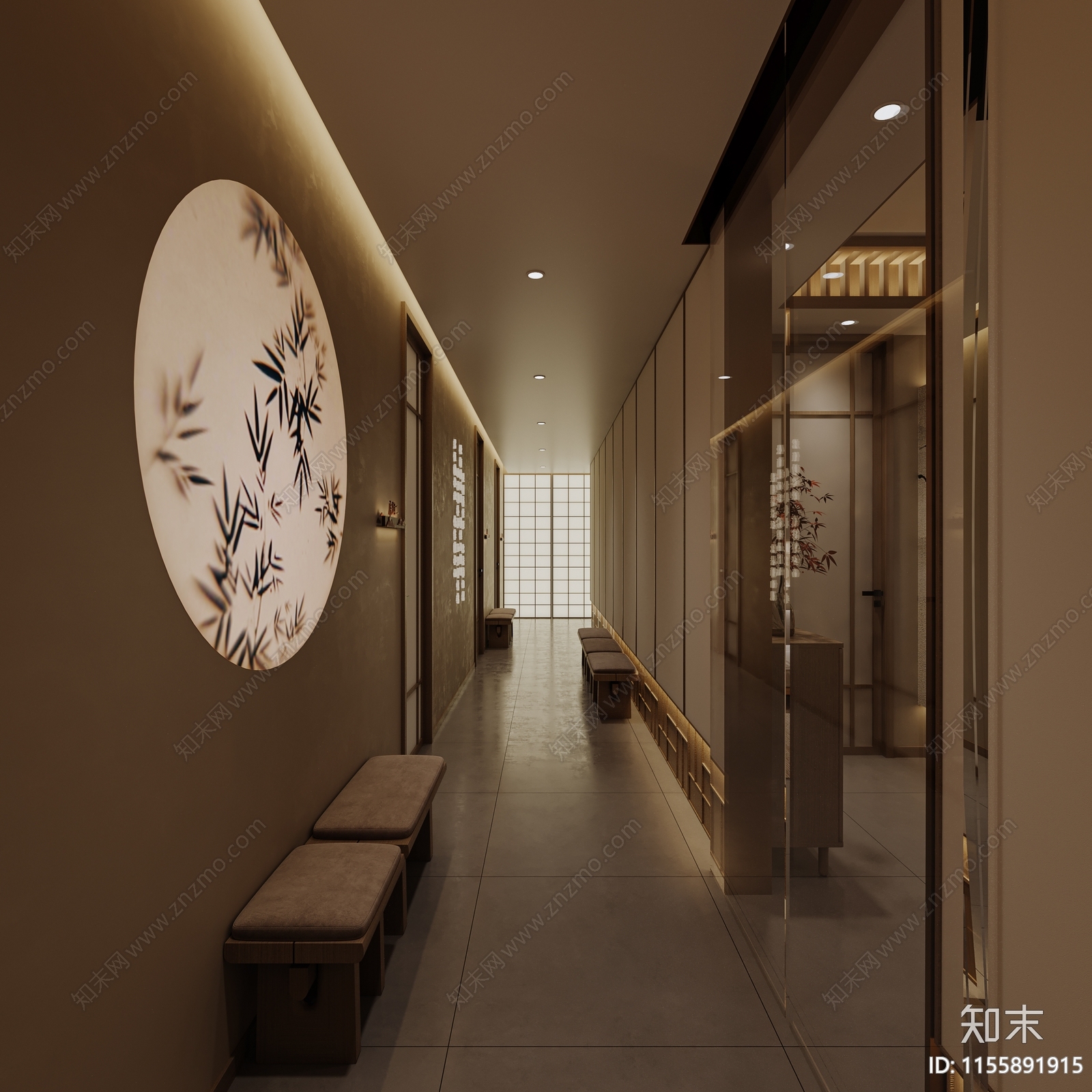 新中式SPA3D模型下载【ID:1155891915】