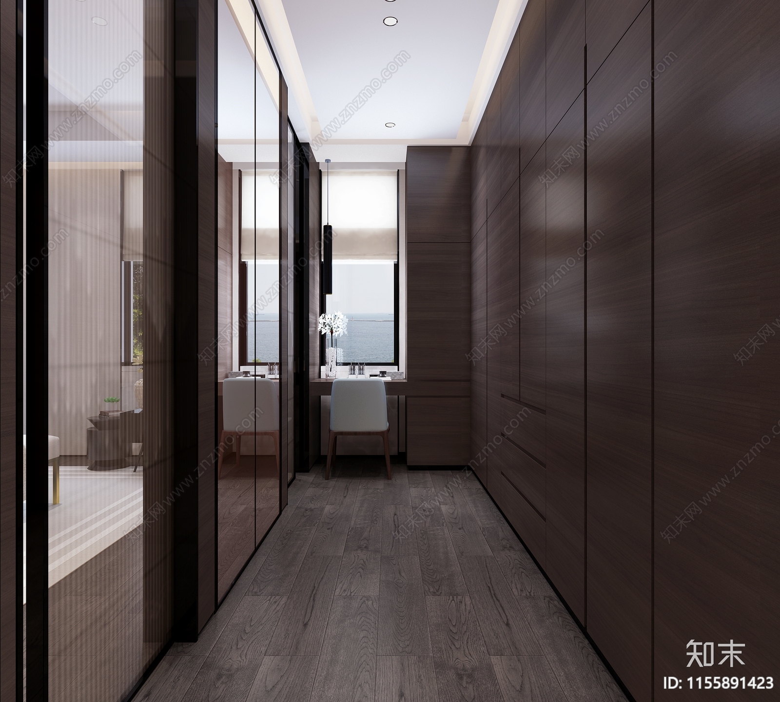 银湖翡翠三层新中式别墅cad施工图下载【ID:1155891423】