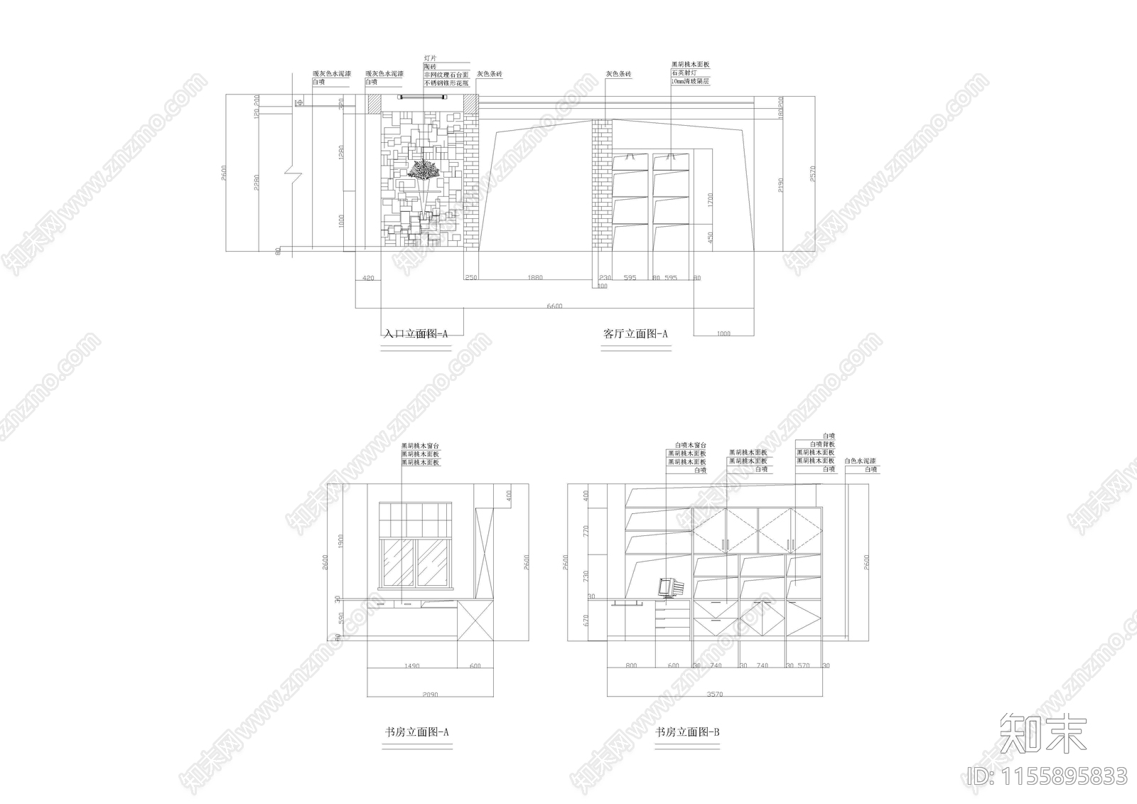 住宅室内建筑水电暖装修设计大样图cad施工图下载【ID:1155895833】