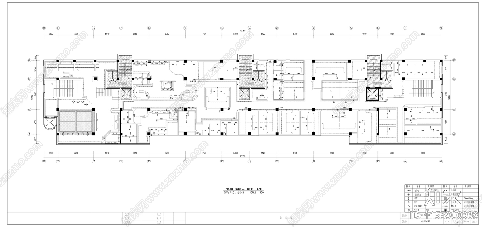 足浴养生会所平cad施工图下载【ID:1155900908】