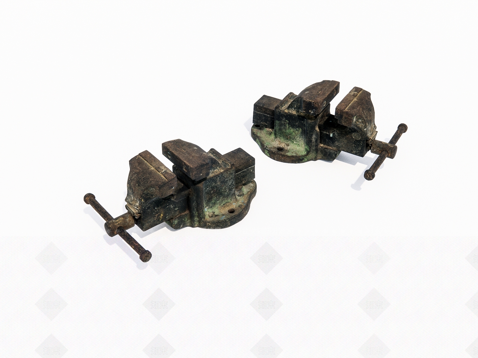 钳工虎钳3D模型下载【ID:1155912923】