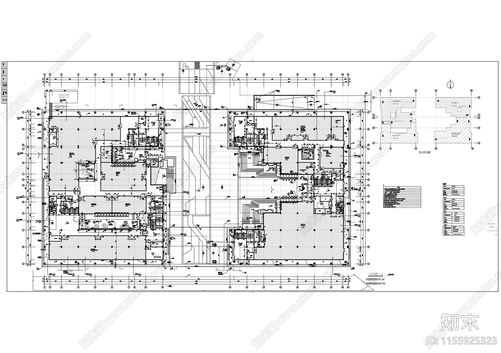 高校信息楼建筑节能绿cad施工图下载【ID:1155925323】