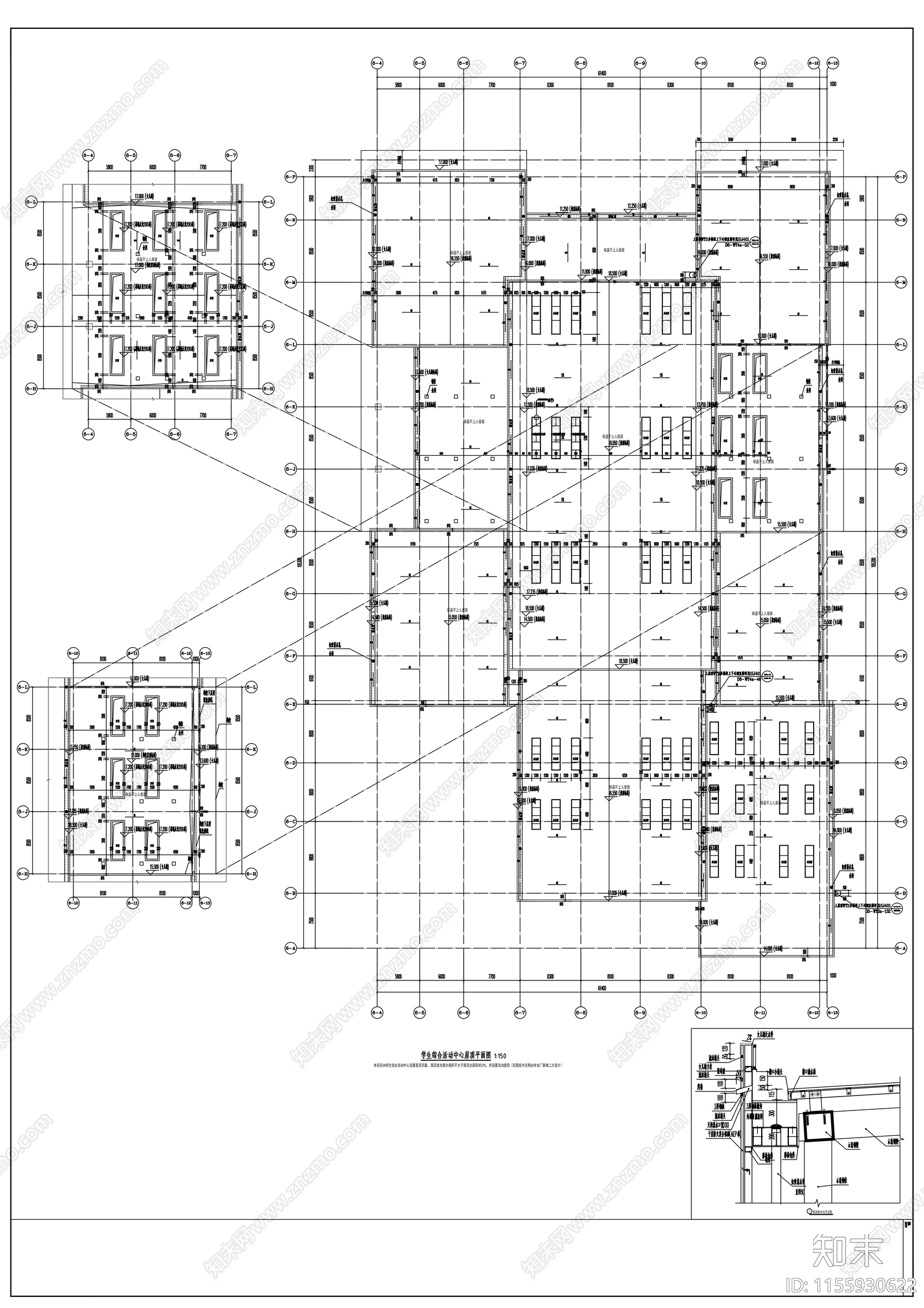 体育综合活动中心建施cad施工图下载【ID:1155930622】
