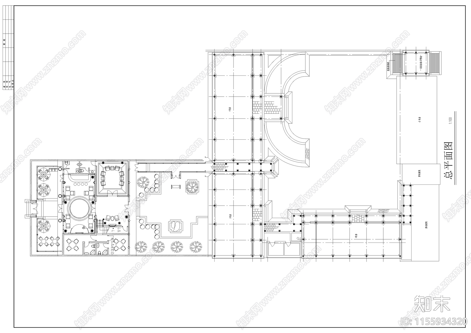 北京民居四合院cad施工图下载【ID:1155934320】