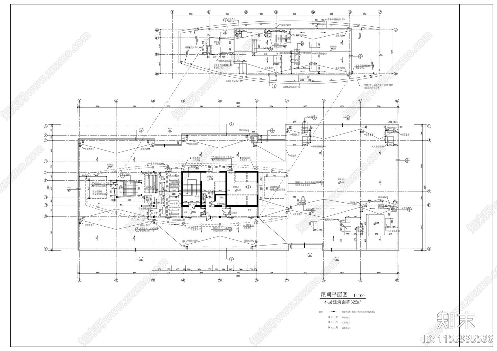 音乐学院教学综合楼cad施工图下载【ID:1155935536】