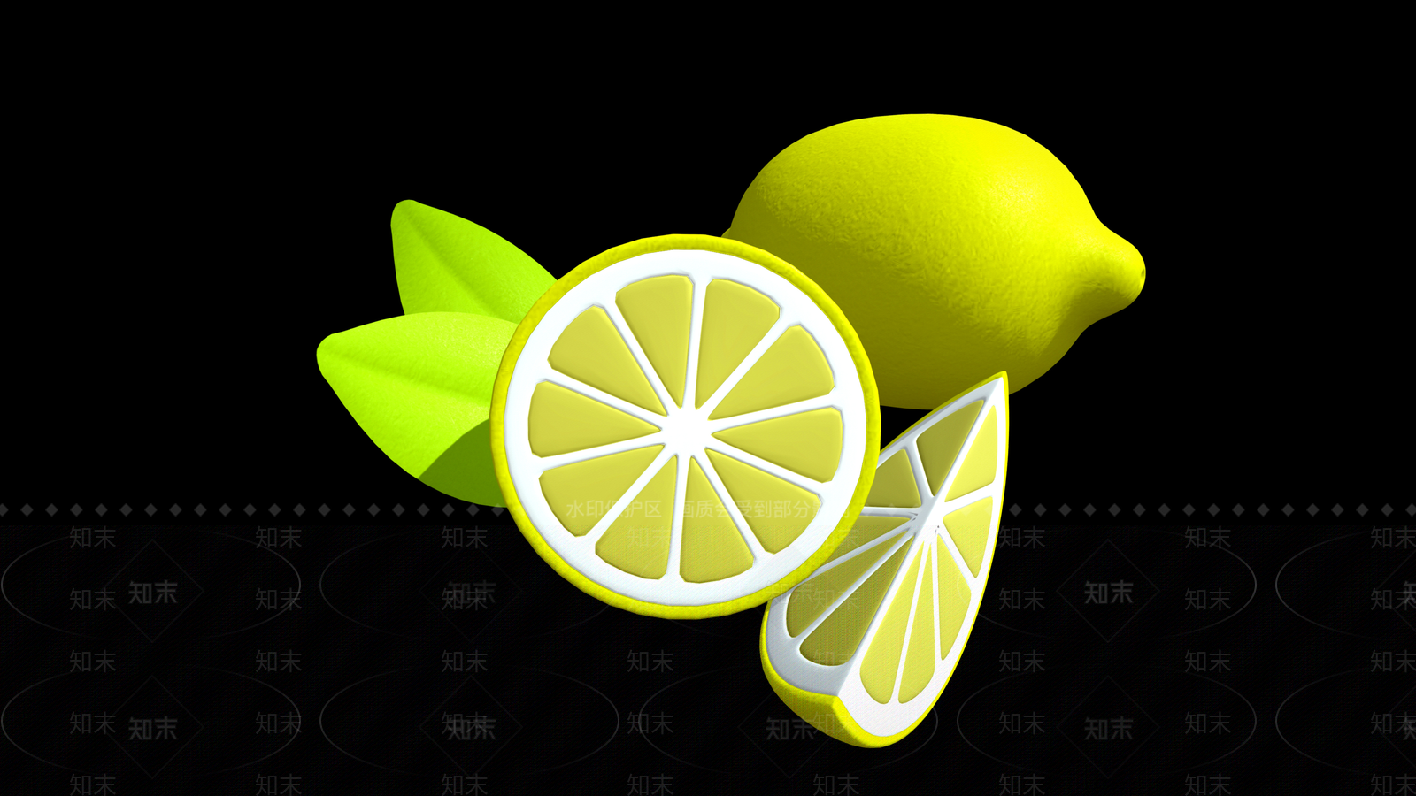 柠檬3D模型下载【ID:1155936054】