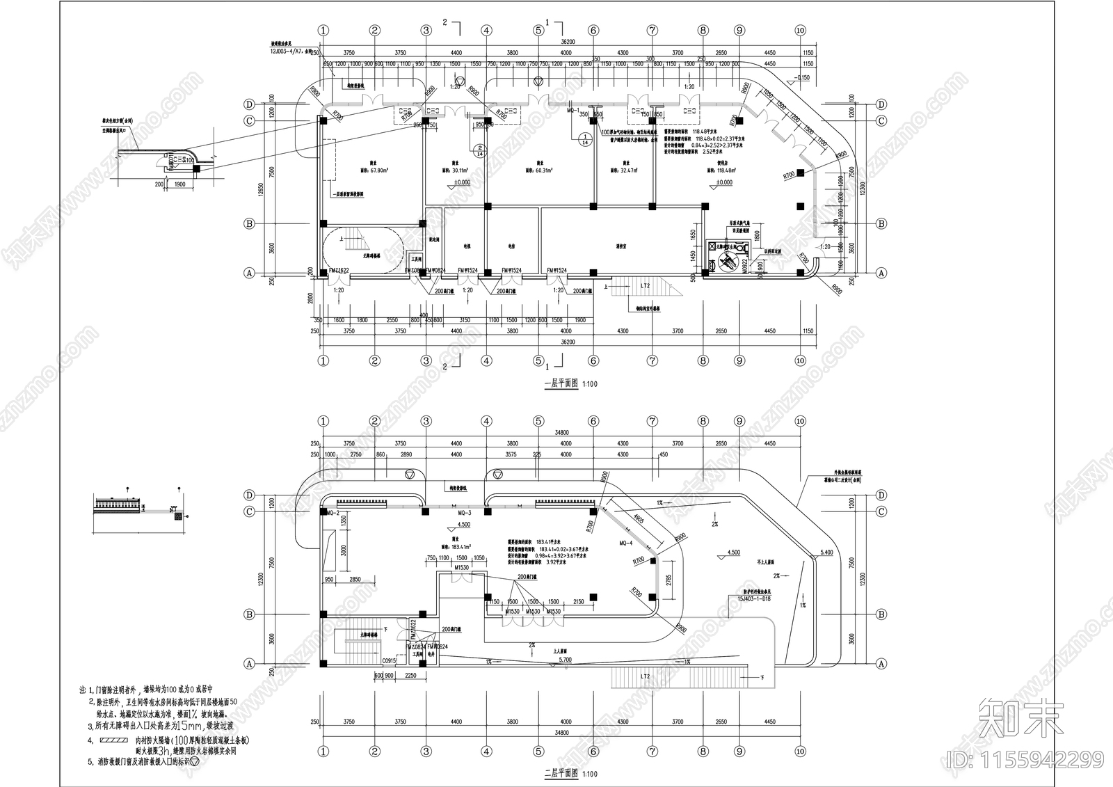 现代多层商业街住宅沿街商业技术图纸cad施工图下载【ID:1155942299】