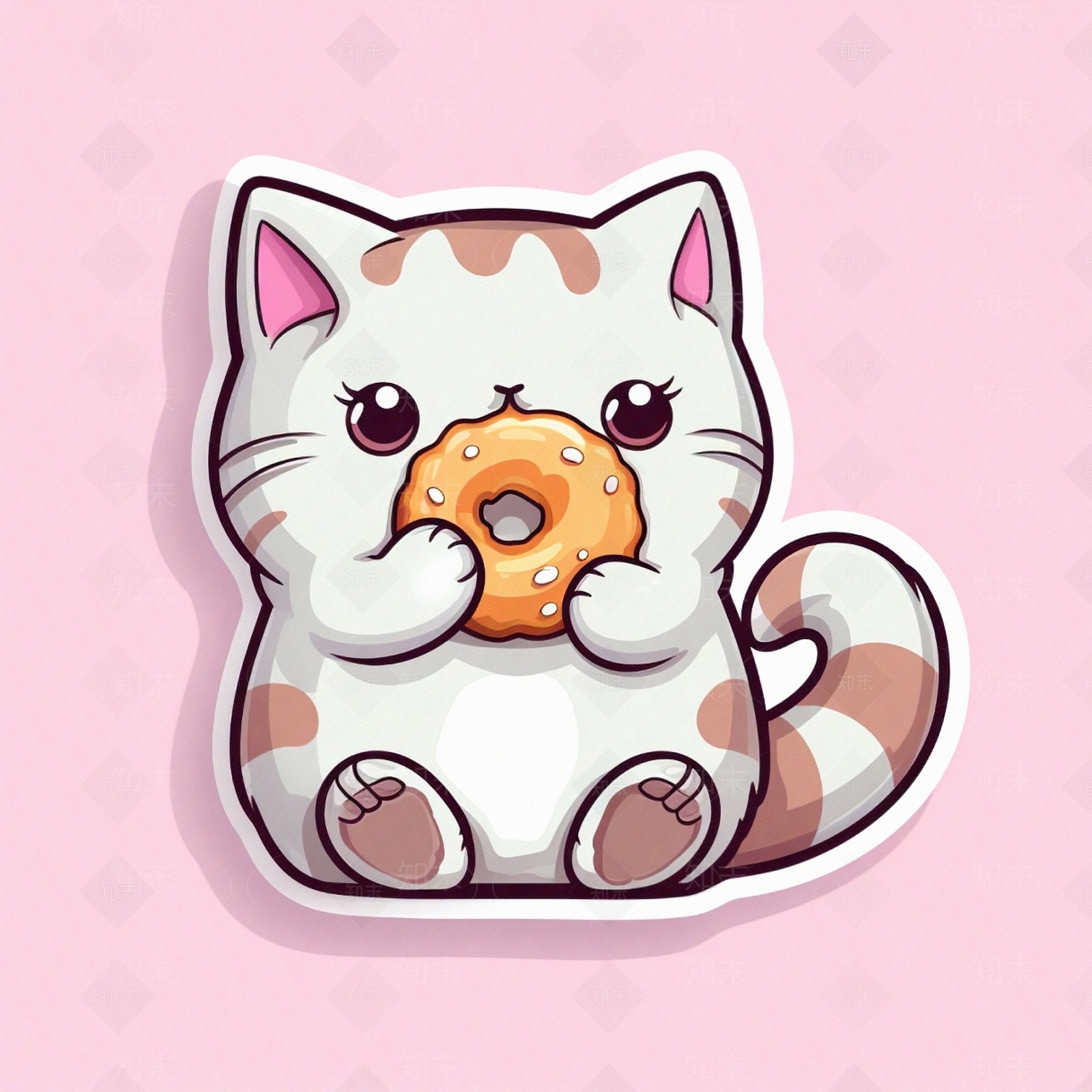 粉丝女儿房可爱猫咪壁纸贴图下载【ID:1155955058】