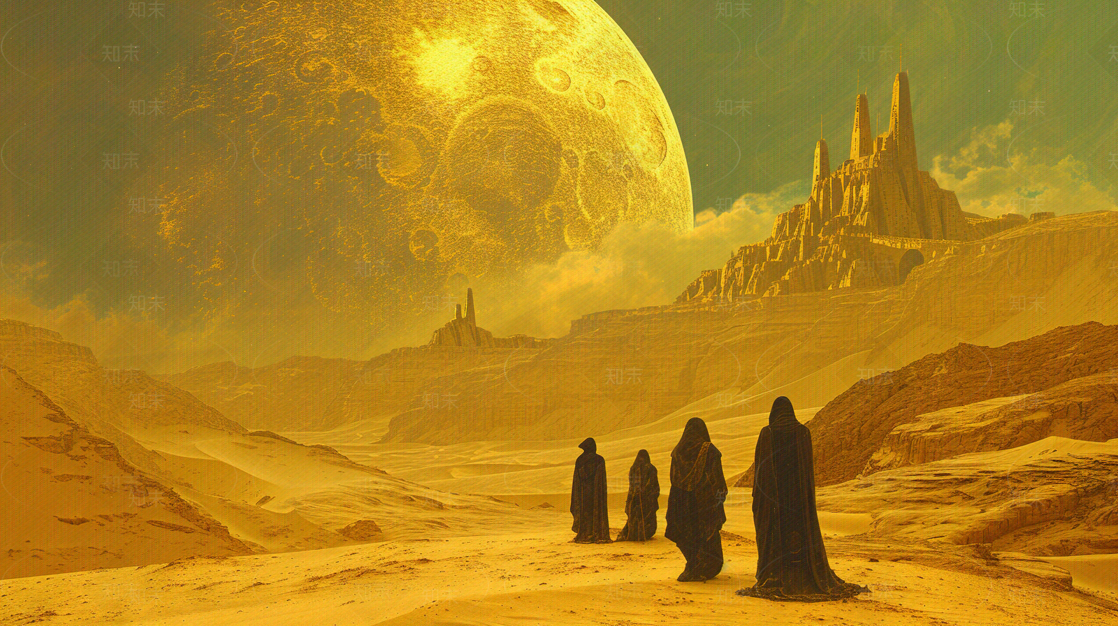 外星风景装饰画贴图下载【ID:1155961665】