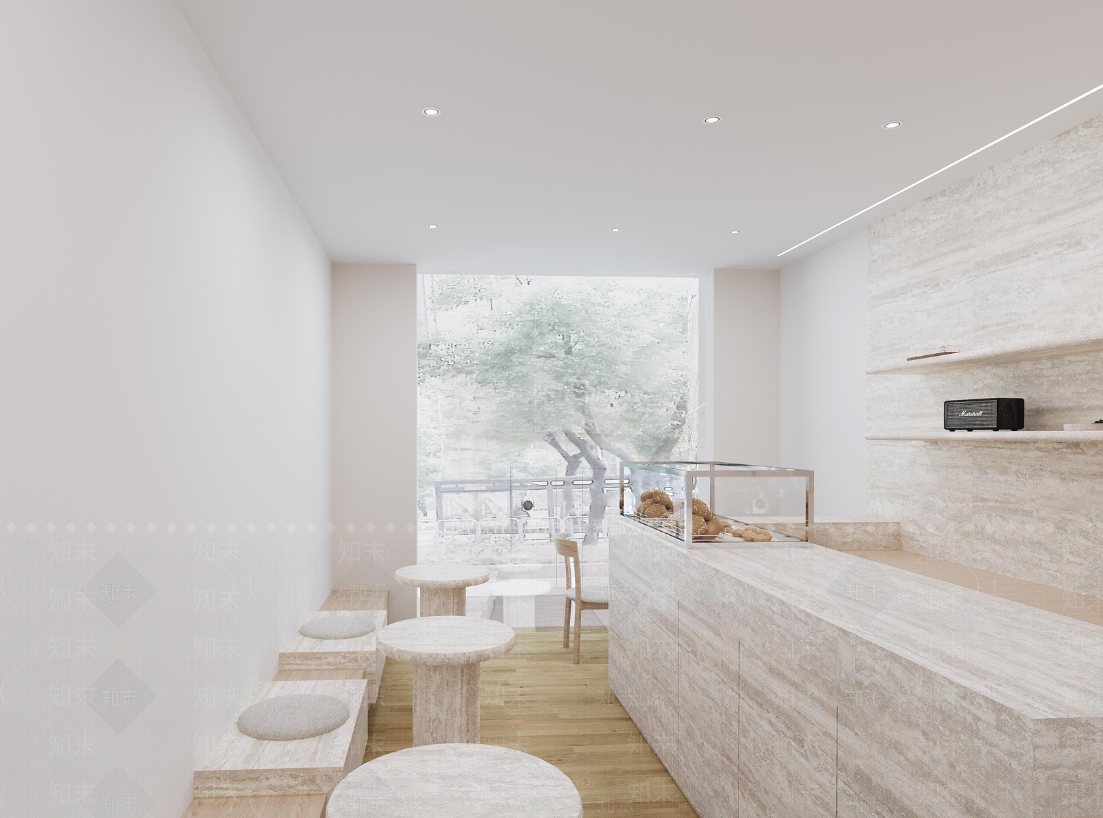 现代咖啡厅3D模型下载【ID:1155969712】