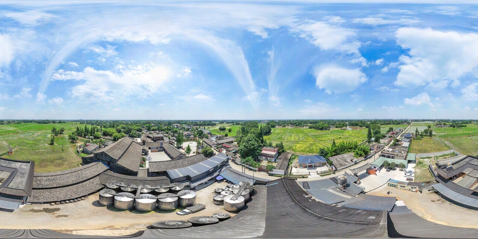 白天乡村田野户外全景HDR贴图下载【ID:1155970921】