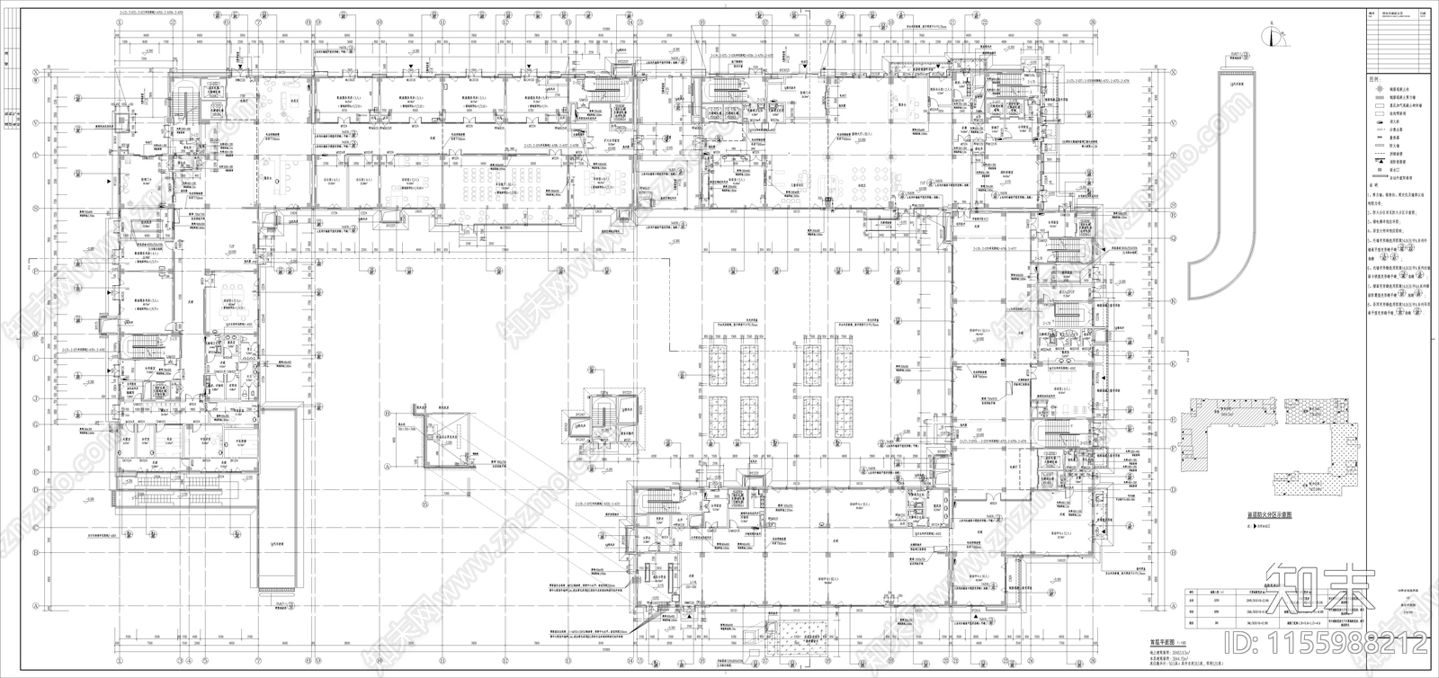 老年公寓疗养建筑cad施工图下载【ID:1155988212】