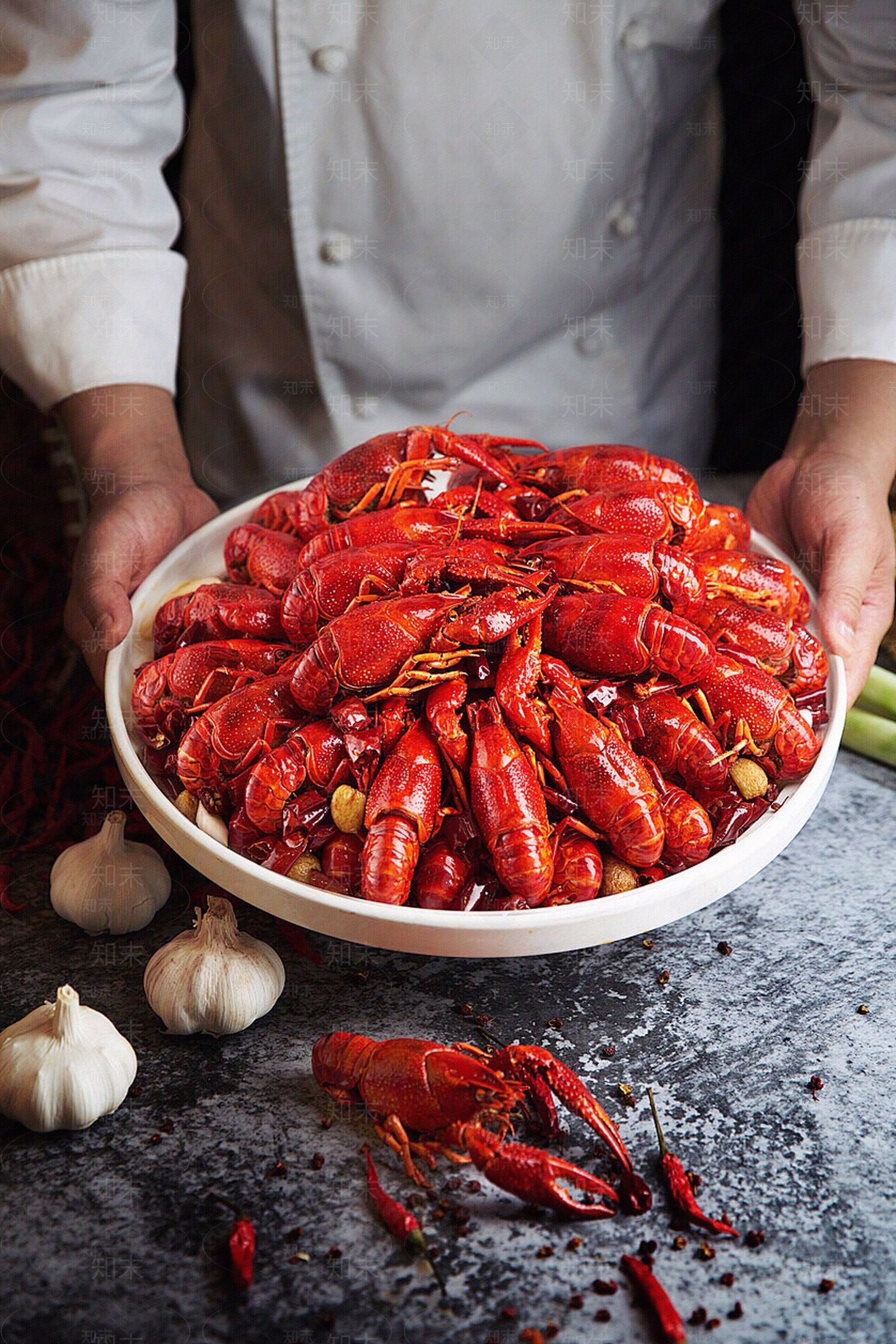 美味食物海报小龙虾贴图下载【ID:1155975740】