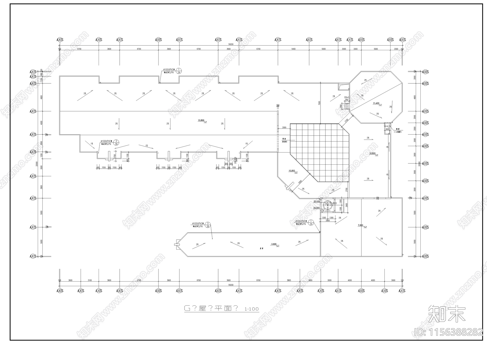 幼儿园建筑cad施工图下载【ID:1156388282】