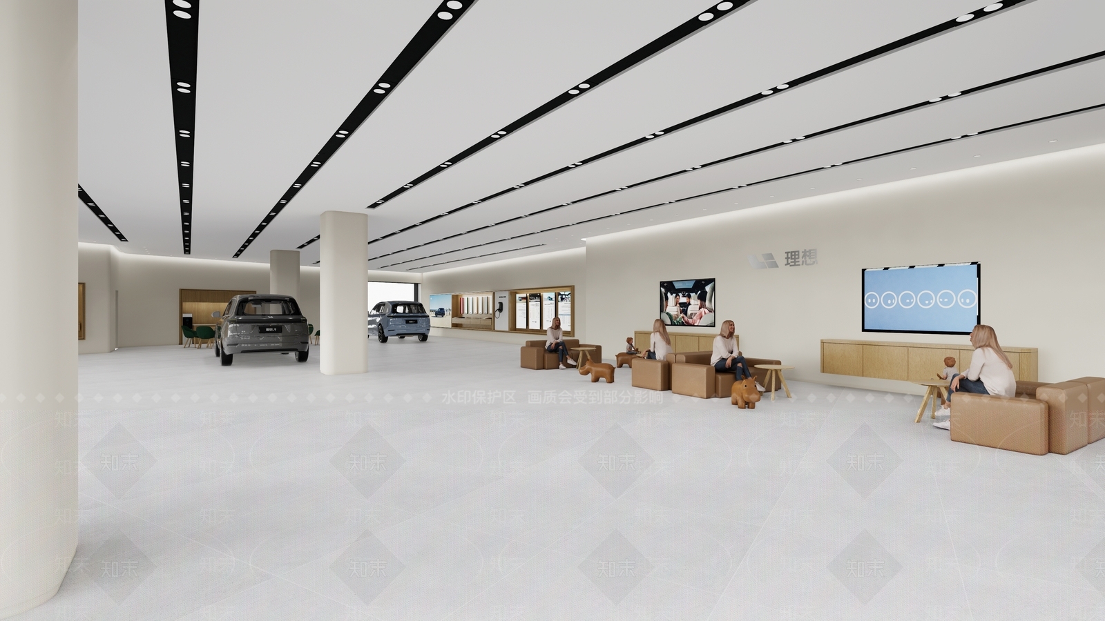 现代4S店SU模型下载【ID:1155982913】