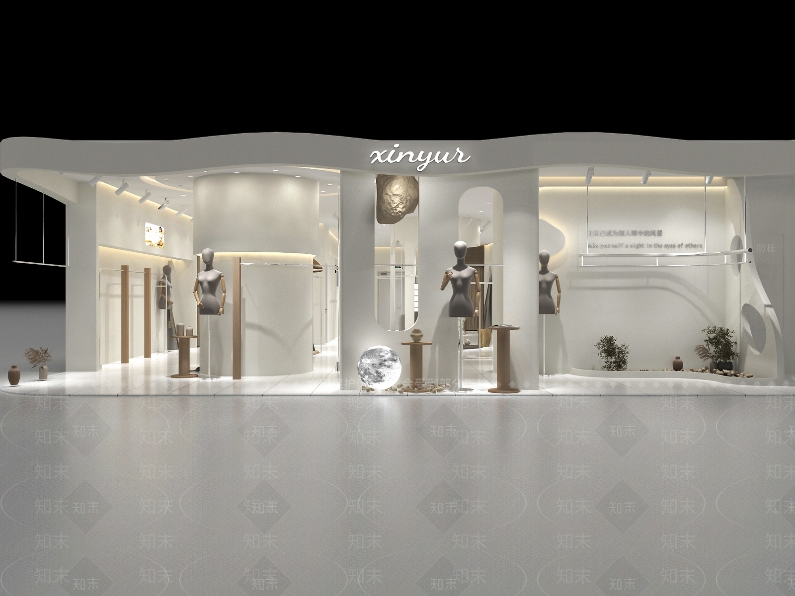 现代女装店3D模型下载【ID:1155983793】