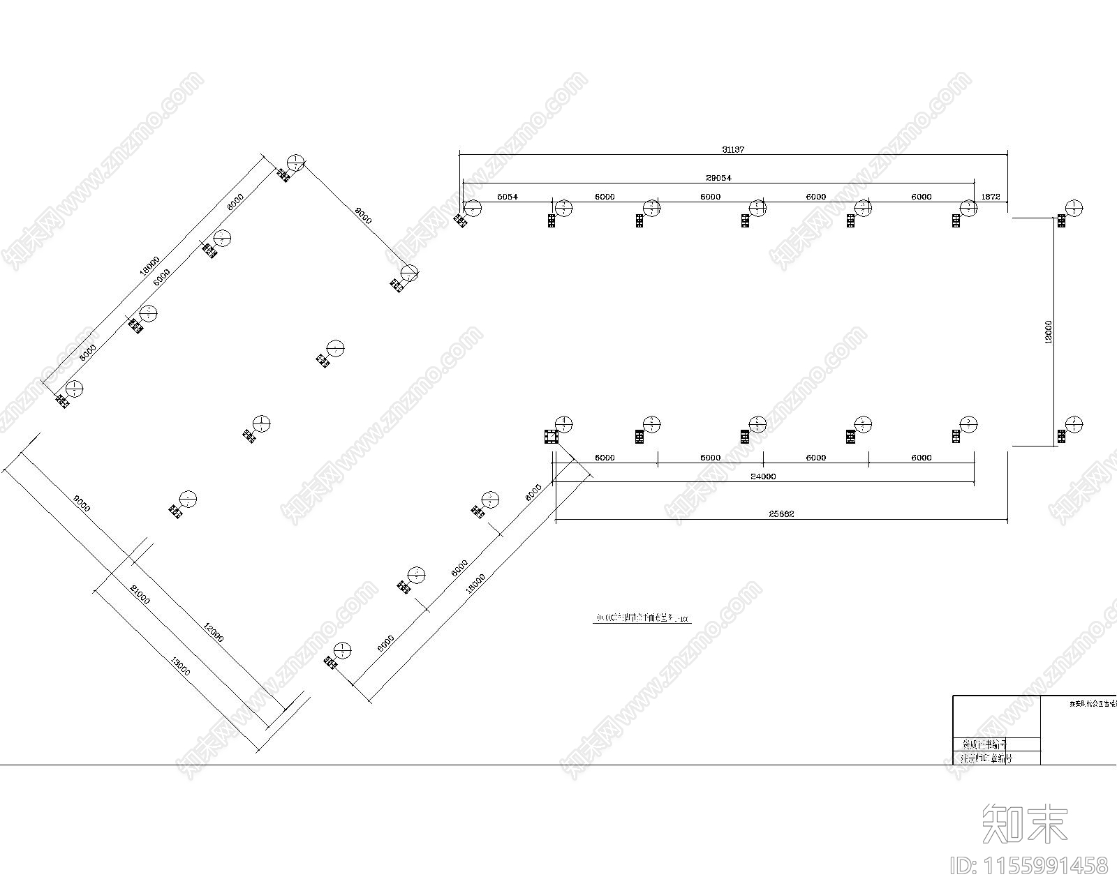 厂房钢结构设计cad施工图下载【ID:1155991458】