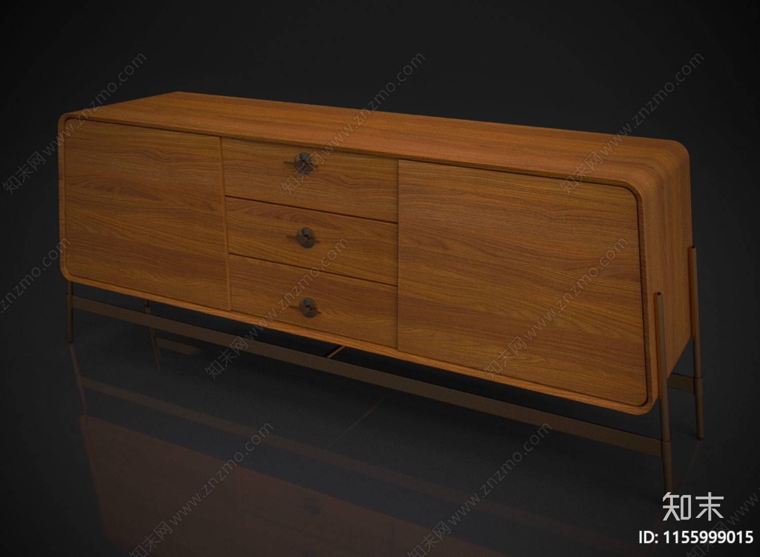 现代电视柜3D模型下载【ID:1155999015】