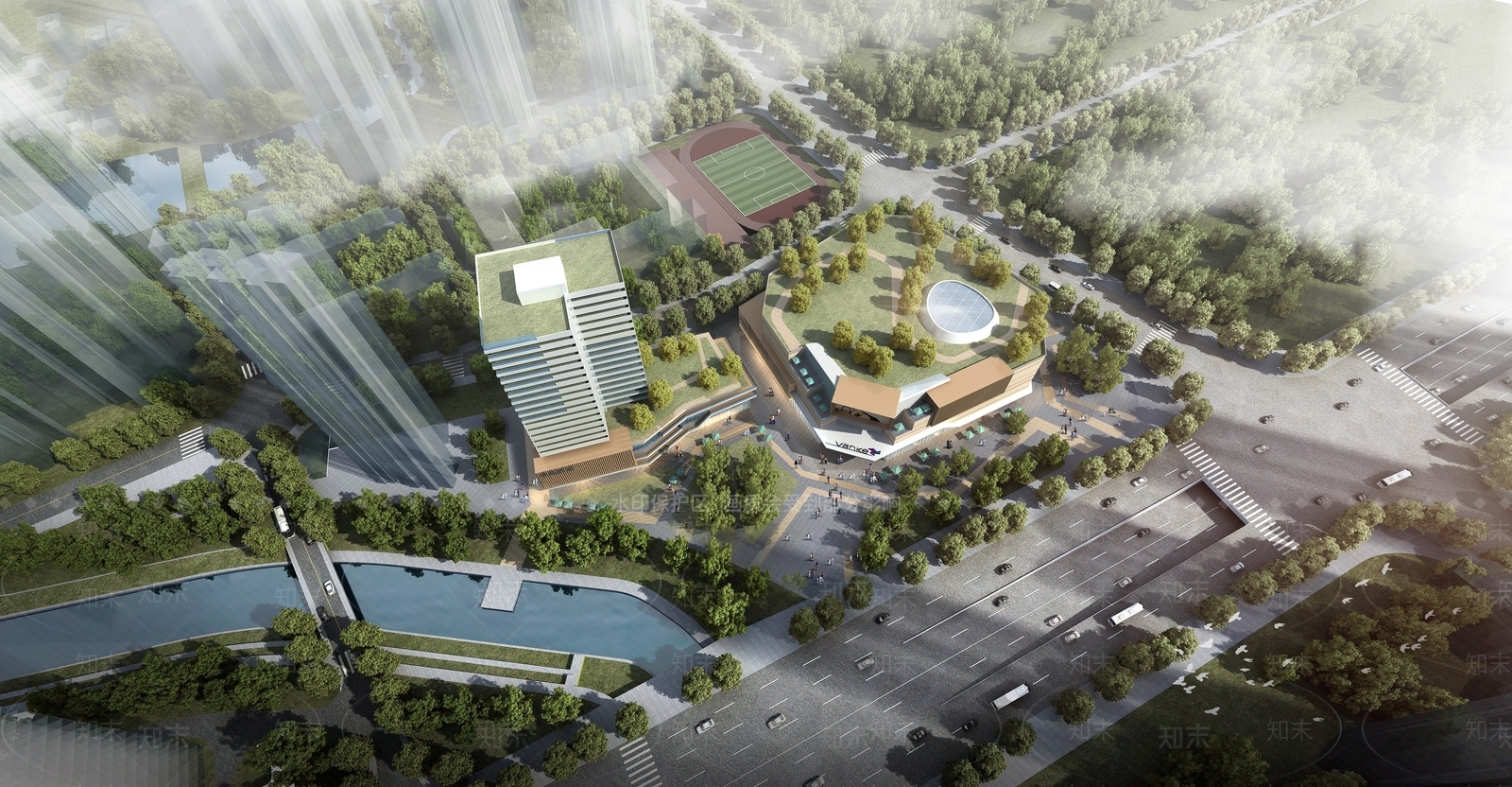 现代大型商场SU模型下载【ID:1156010169】