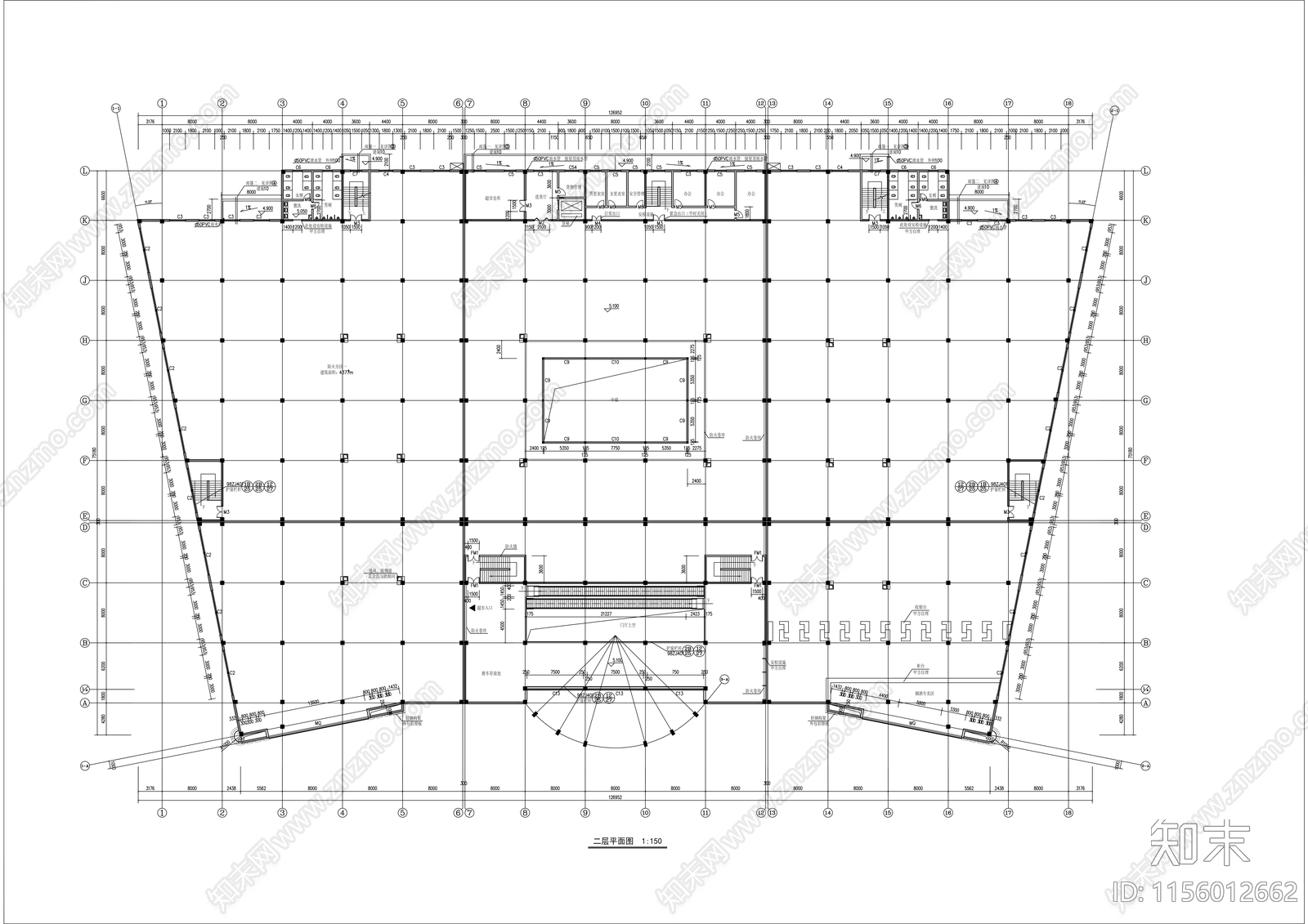 超市建筑施工图下载【ID:1156012662】