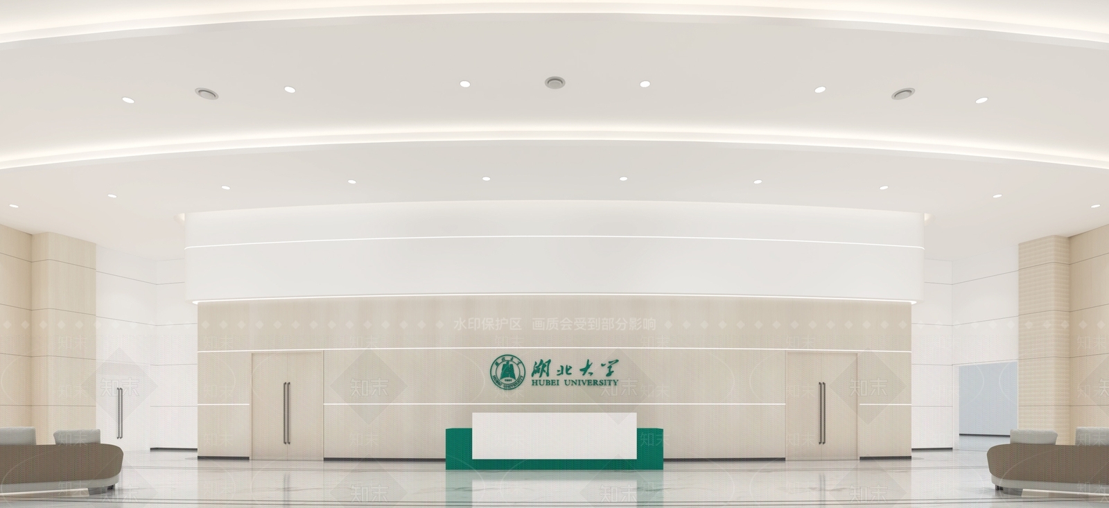 现代学校大厅3D模型下载【ID:1156019325】