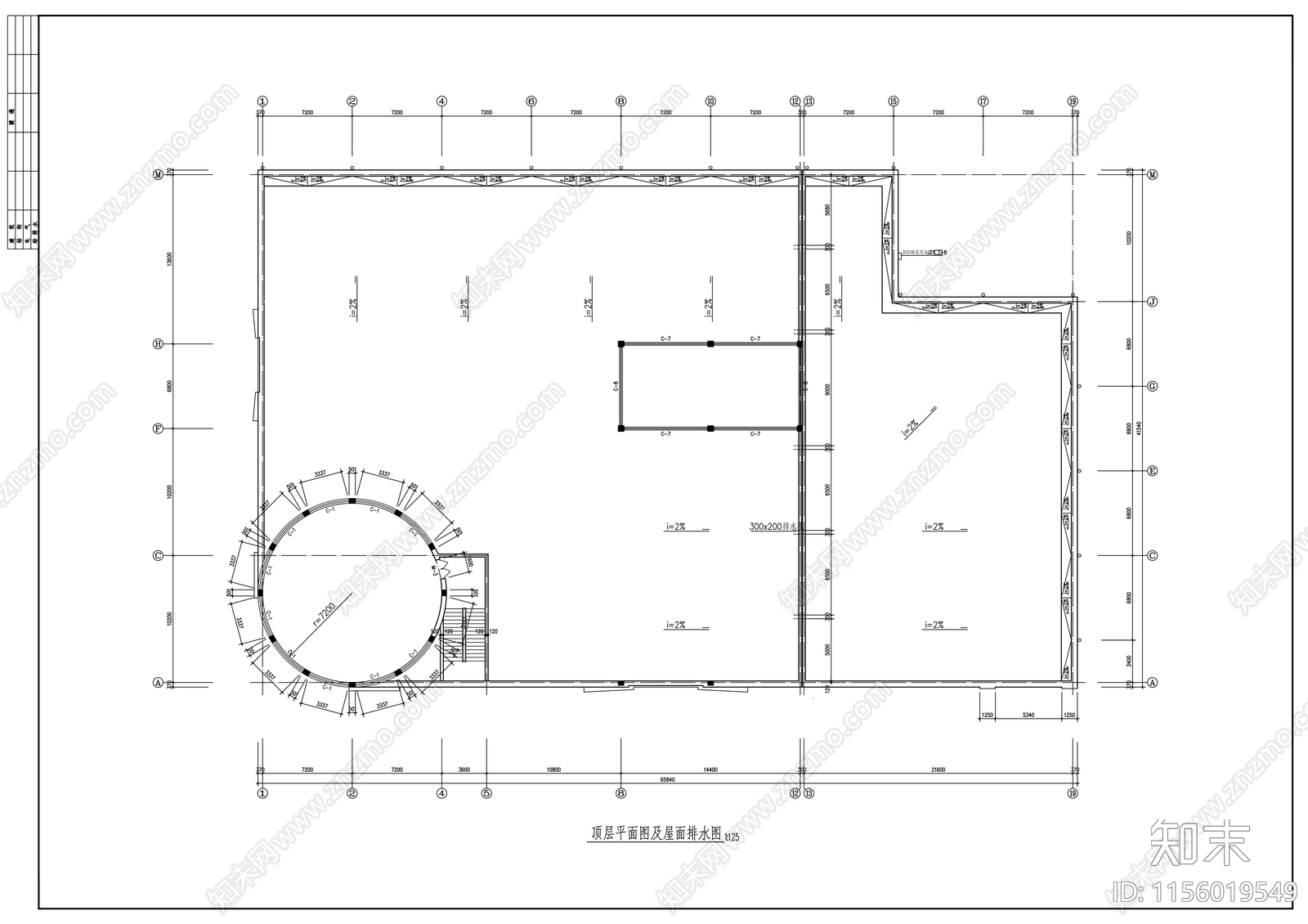 商场建筑设计图纸cad施工图下载【ID:1156019549】