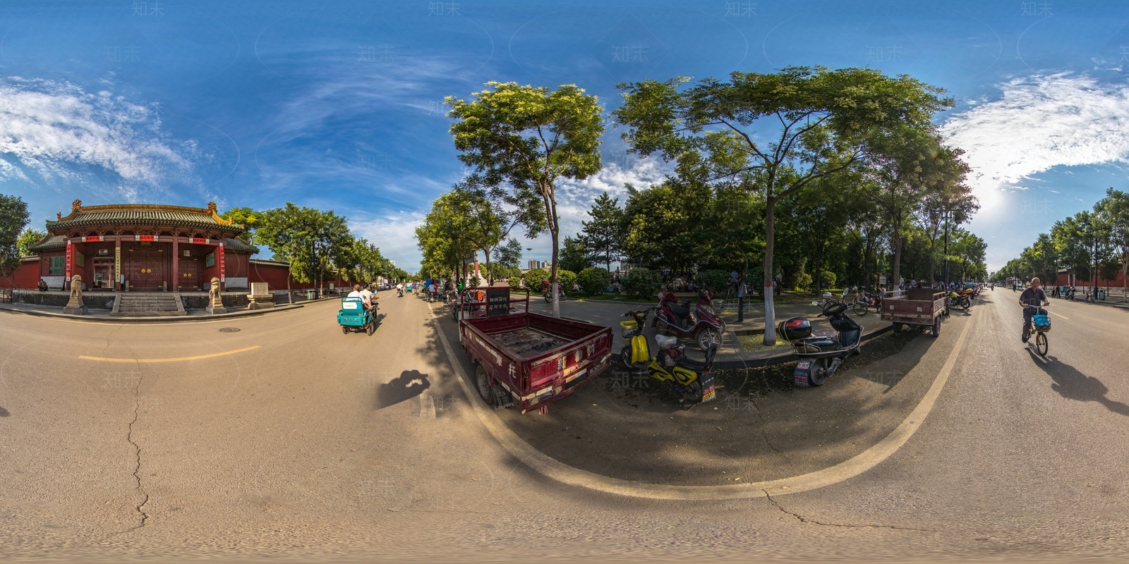 寺庙绿化风景HDR贴图下载【ID:1156021758】