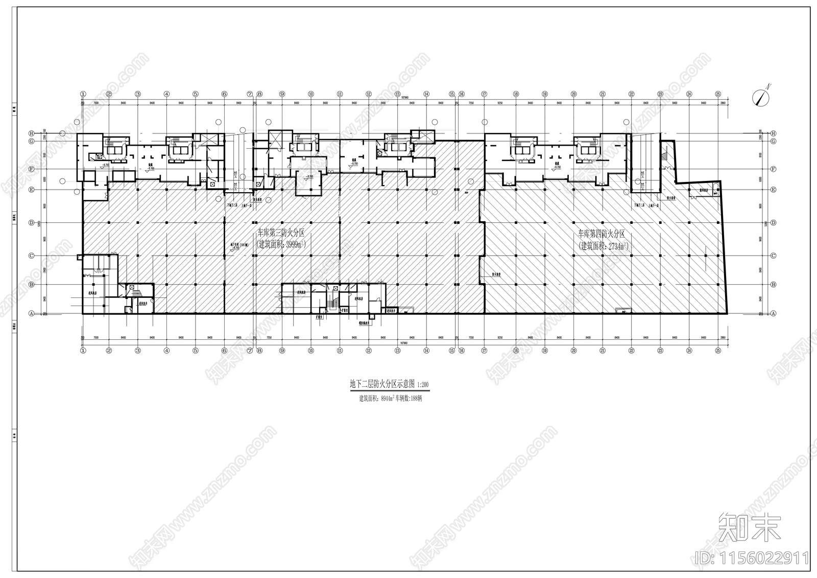 天津某商场建筑设计cad施工图下载【ID:1156022911】