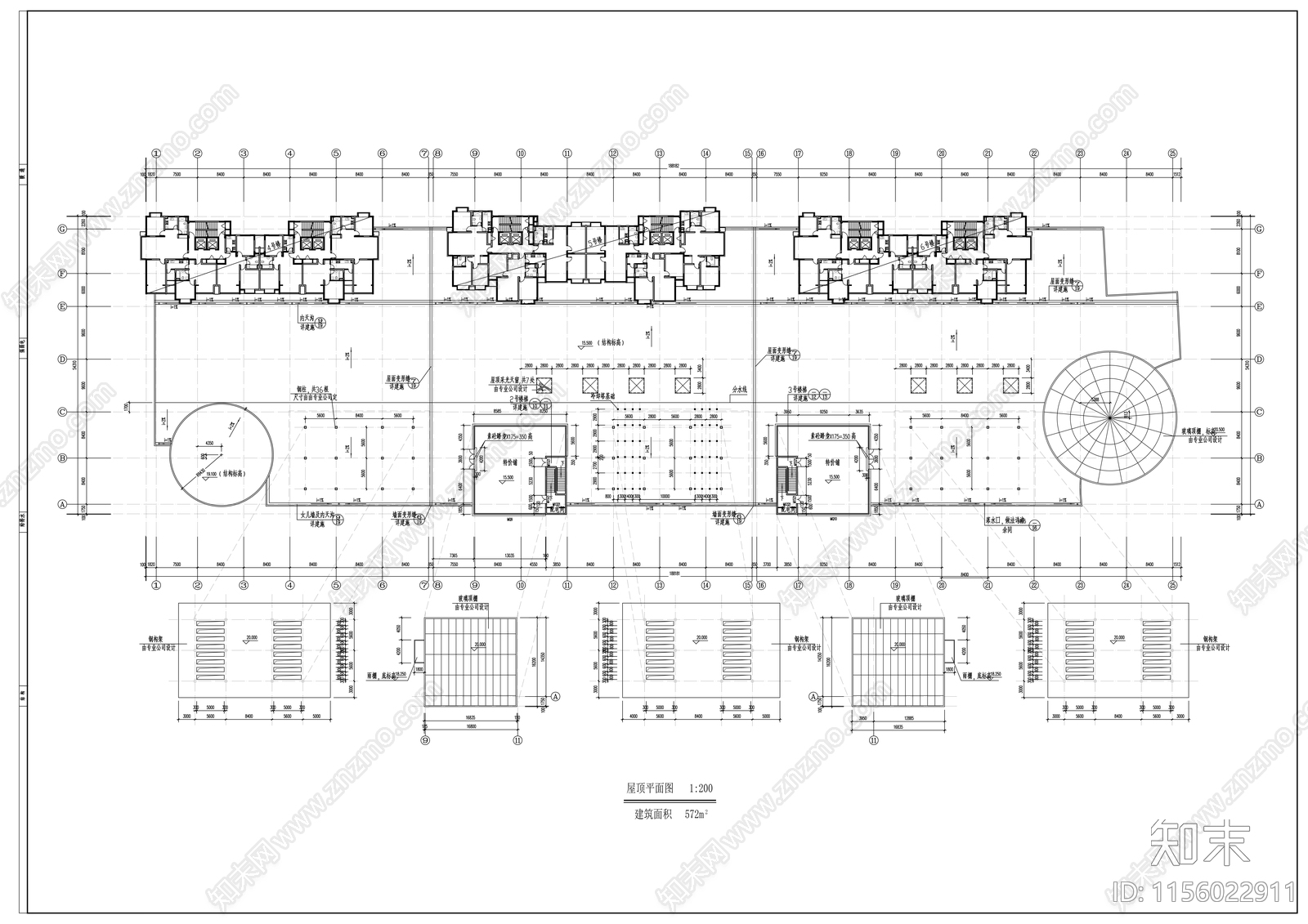 天津某商场建筑设计cad施工图下载【ID:1156022911】