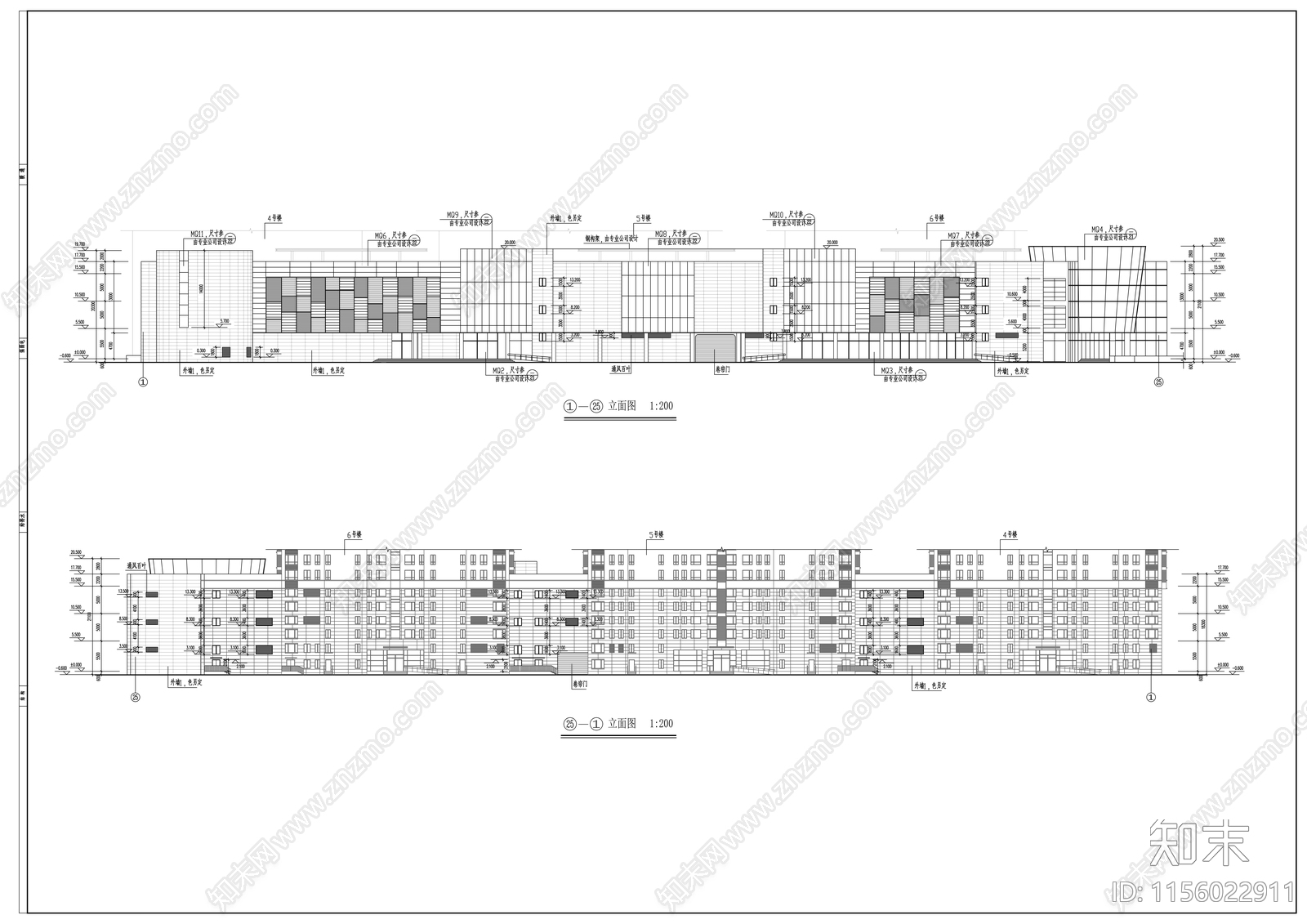 天津某商场建筑设计cad施工图下载【ID:1156022911】