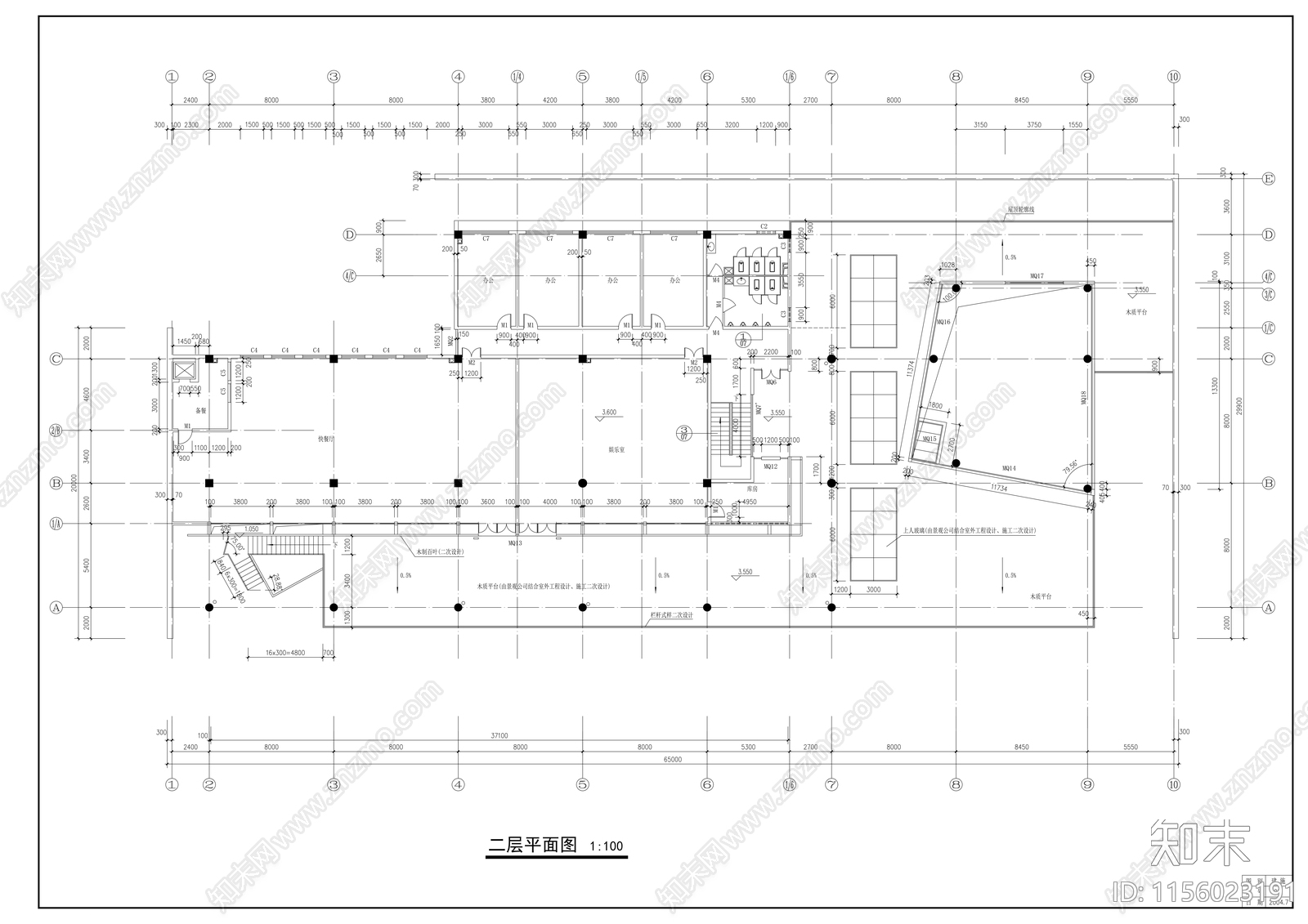 小超市cad施工图下载【ID:1156023191】