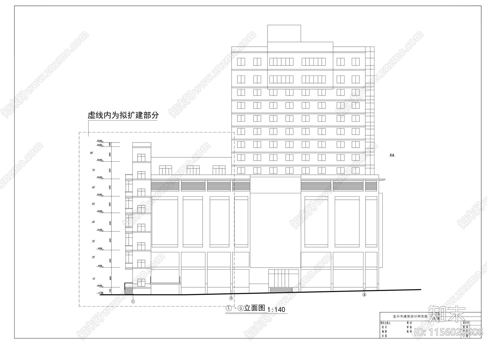 新东方百货大楼cad施工图下载【ID:1156023606】