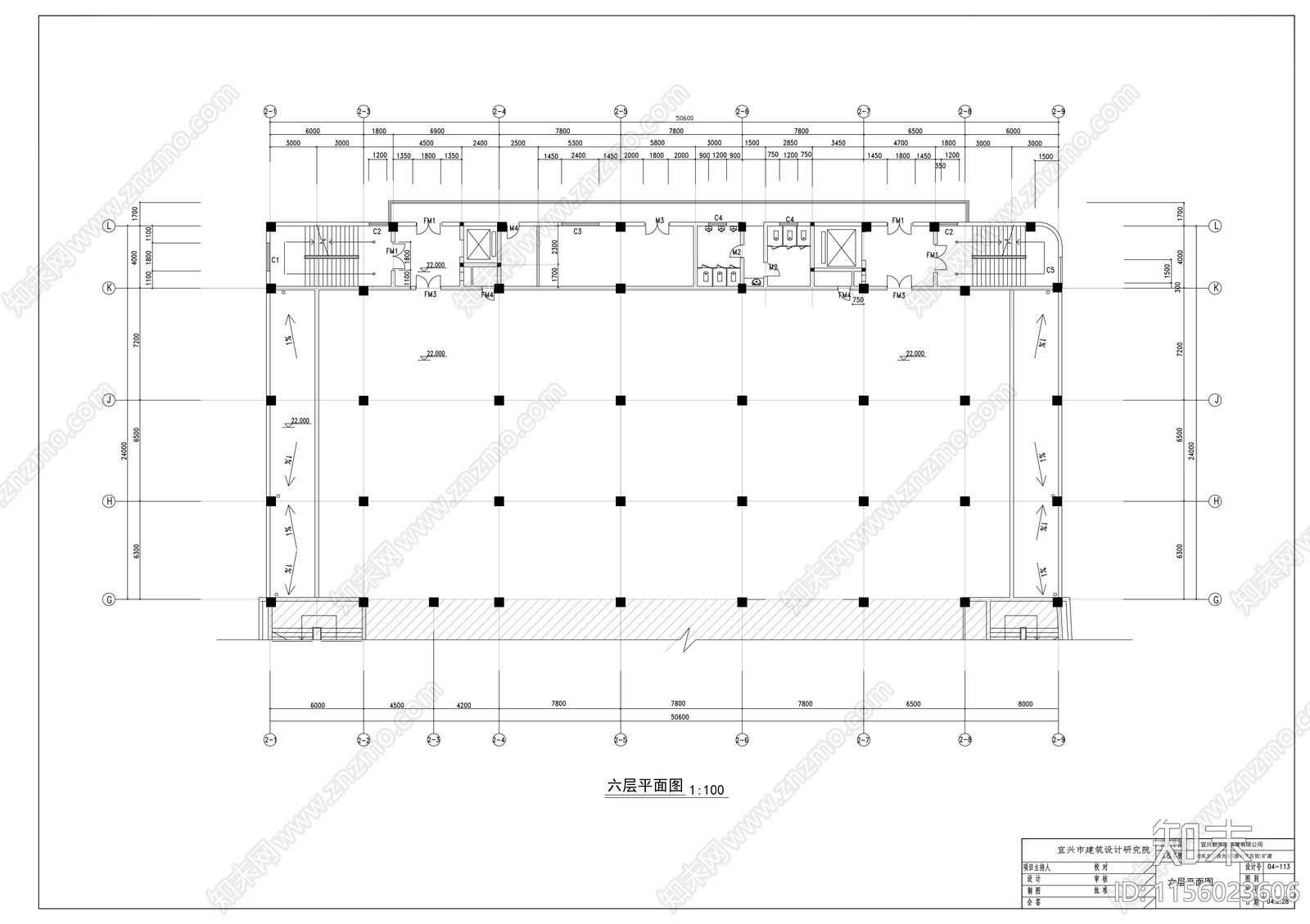 新东方百货大楼cad施工图下载【ID:1156023606】