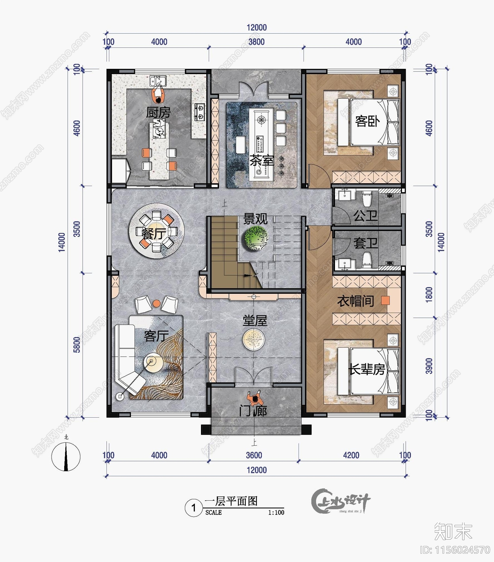 自建房图纸cad施工图下载【ID:1156024570】