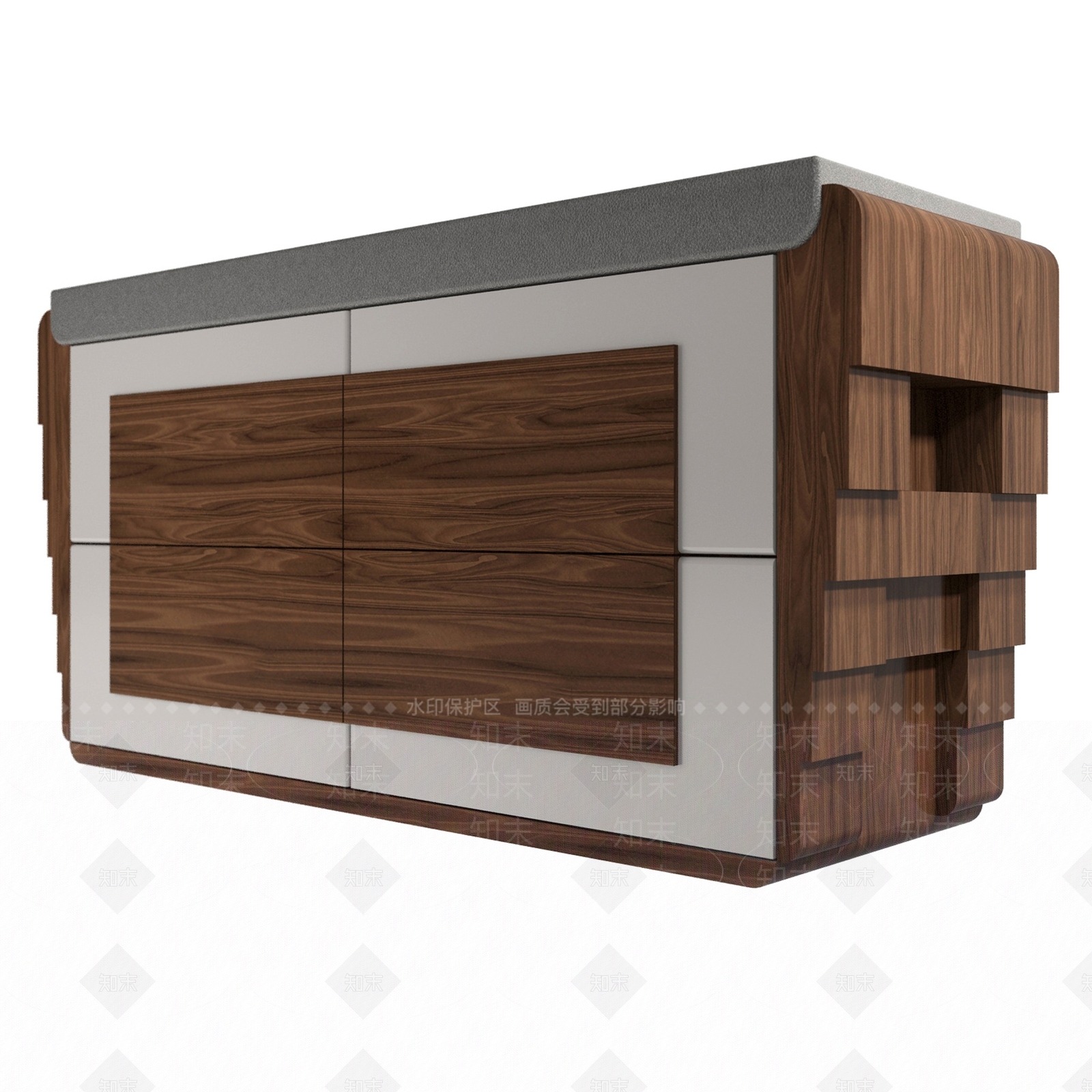 现代吧台3D模型下载【ID:1156024124】