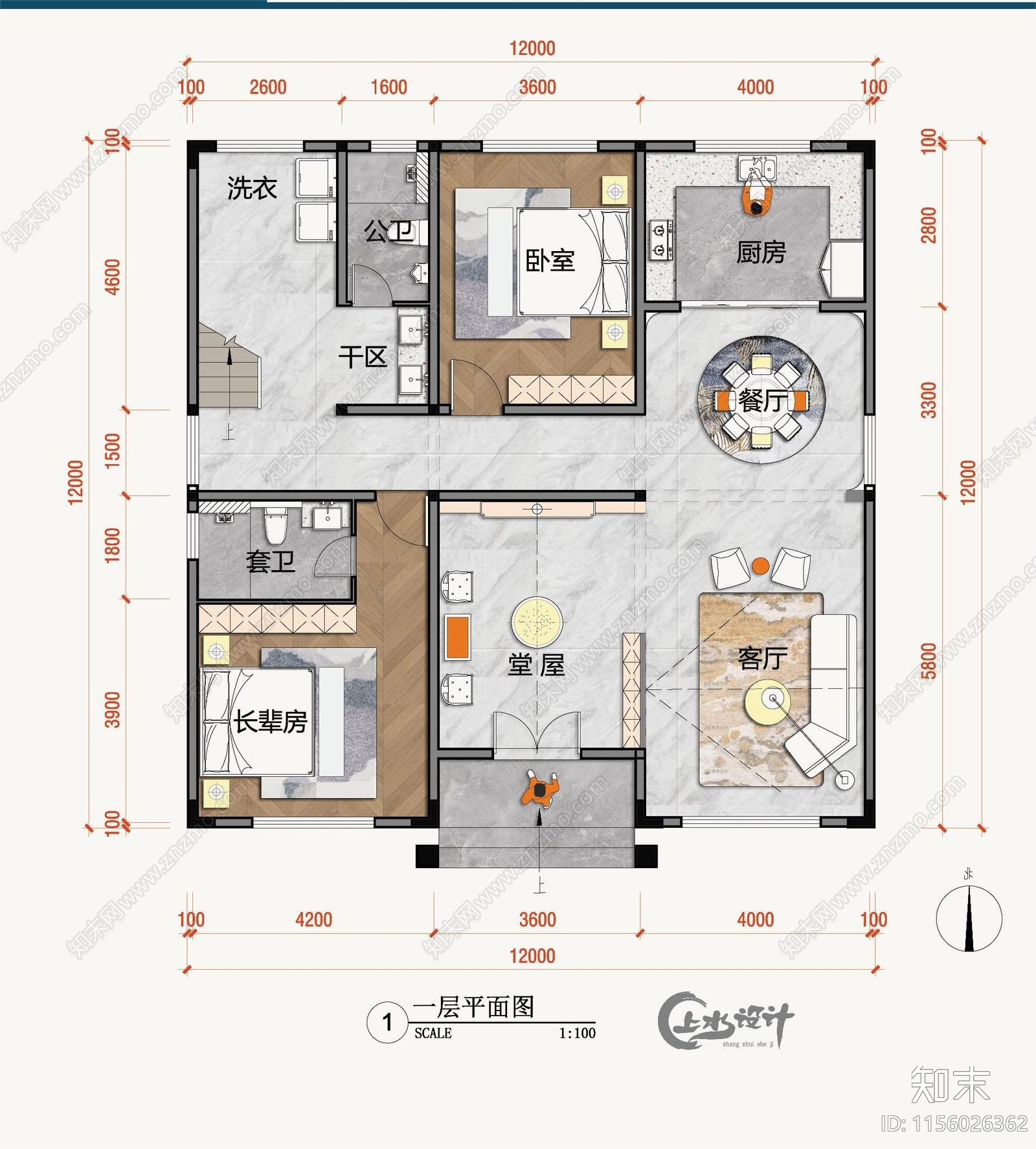 三层农村自建房cad施工图下载【ID:1156026362】