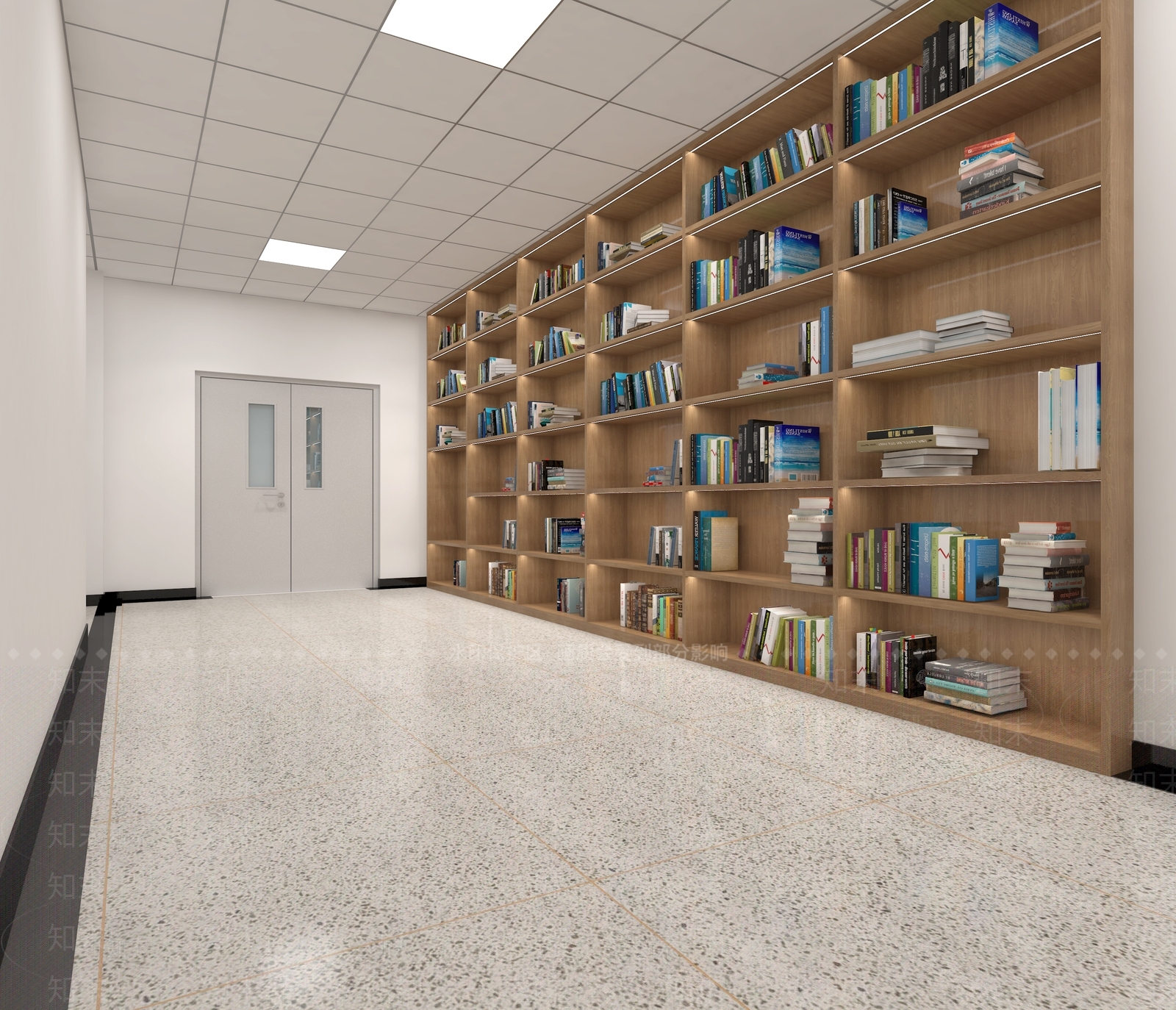 现代阅读室3D模型下载【ID:1156045888】