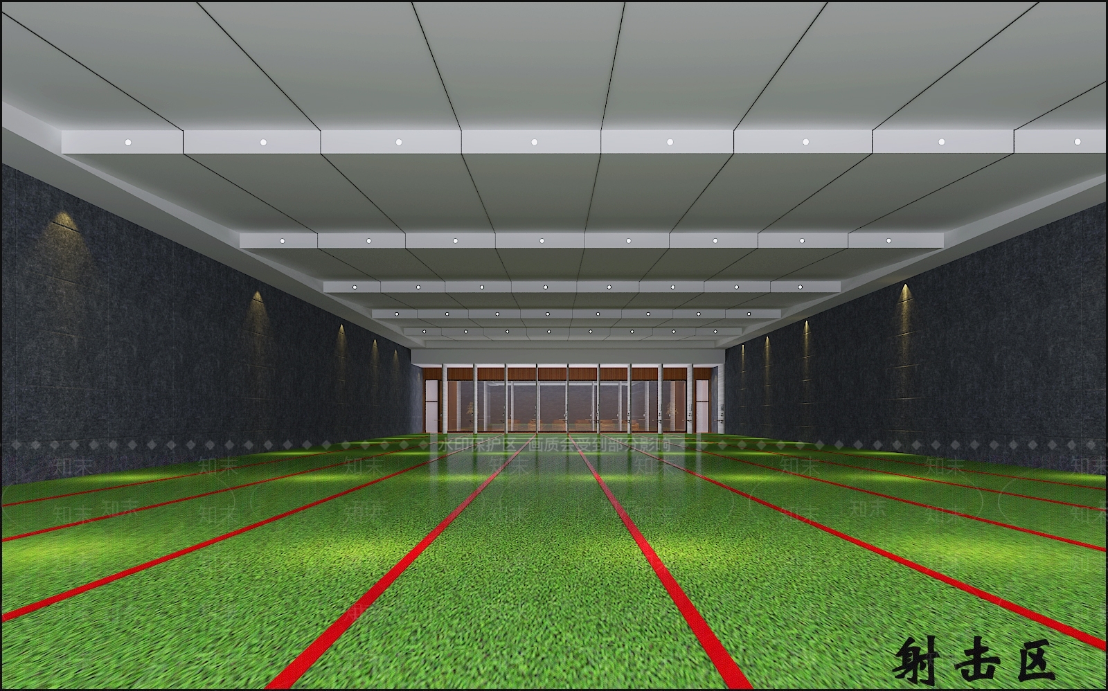 现代射击训练场3D模型下载【ID:1156067848】