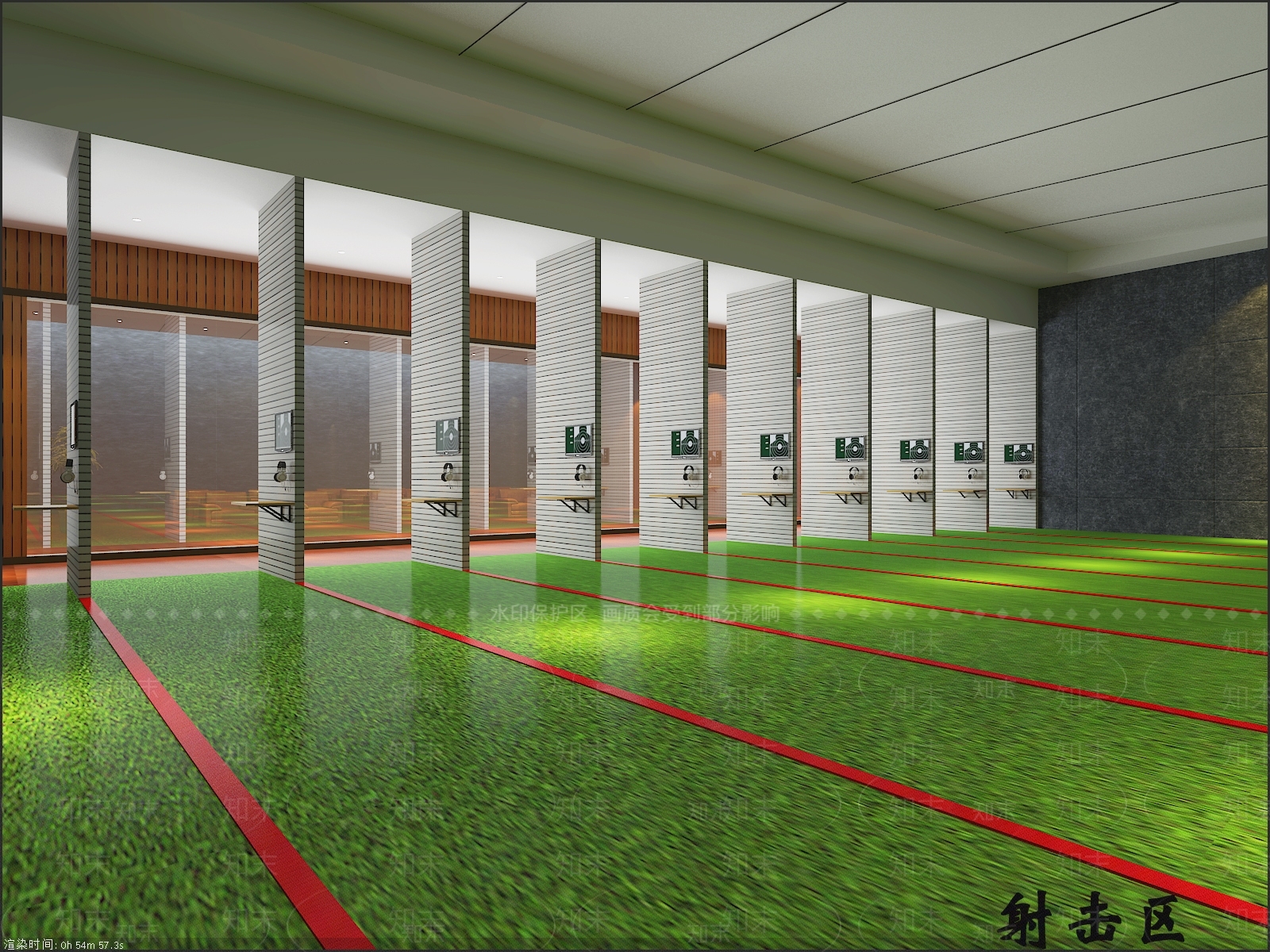 现代射击训练场3D模型下载【ID:1156067848】