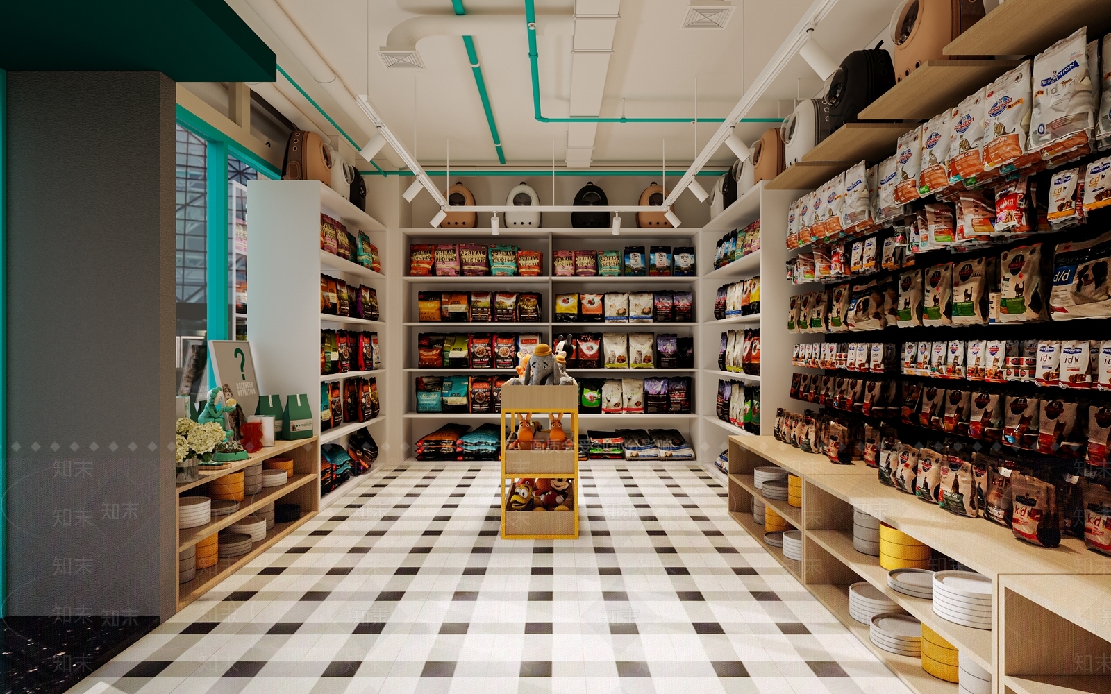 现代宠物店3D模型下载【ID:1156085519】