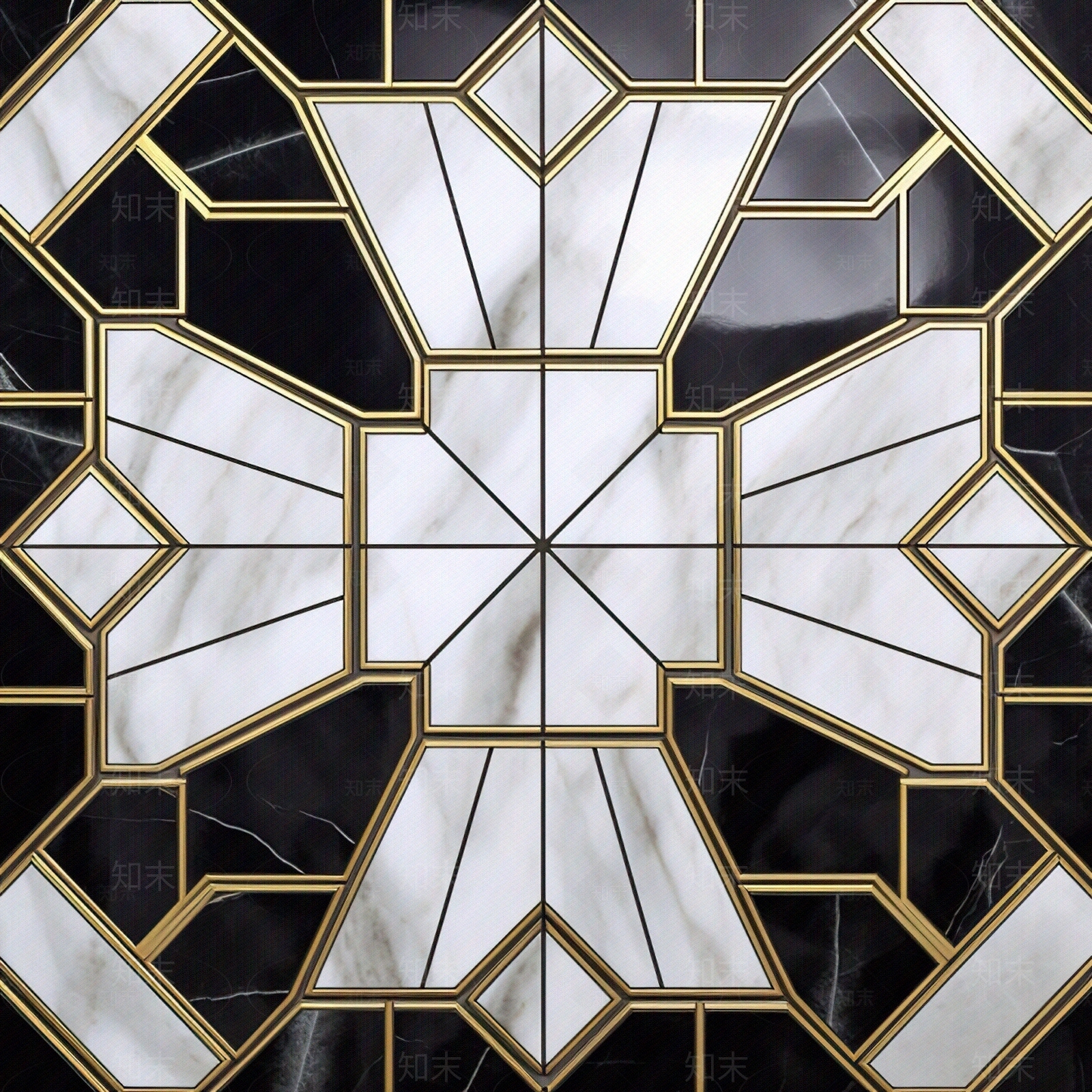 几何图案拼花瓷砖贴图下载【ID:1156088123】