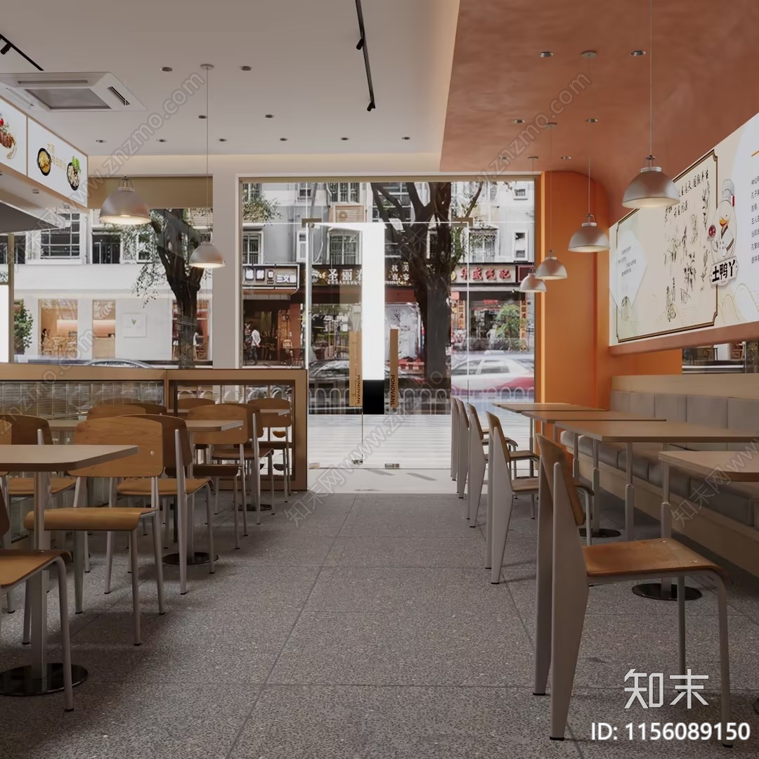 快餐店曹SIR施工图cad施工图下载【ID:1156089150】