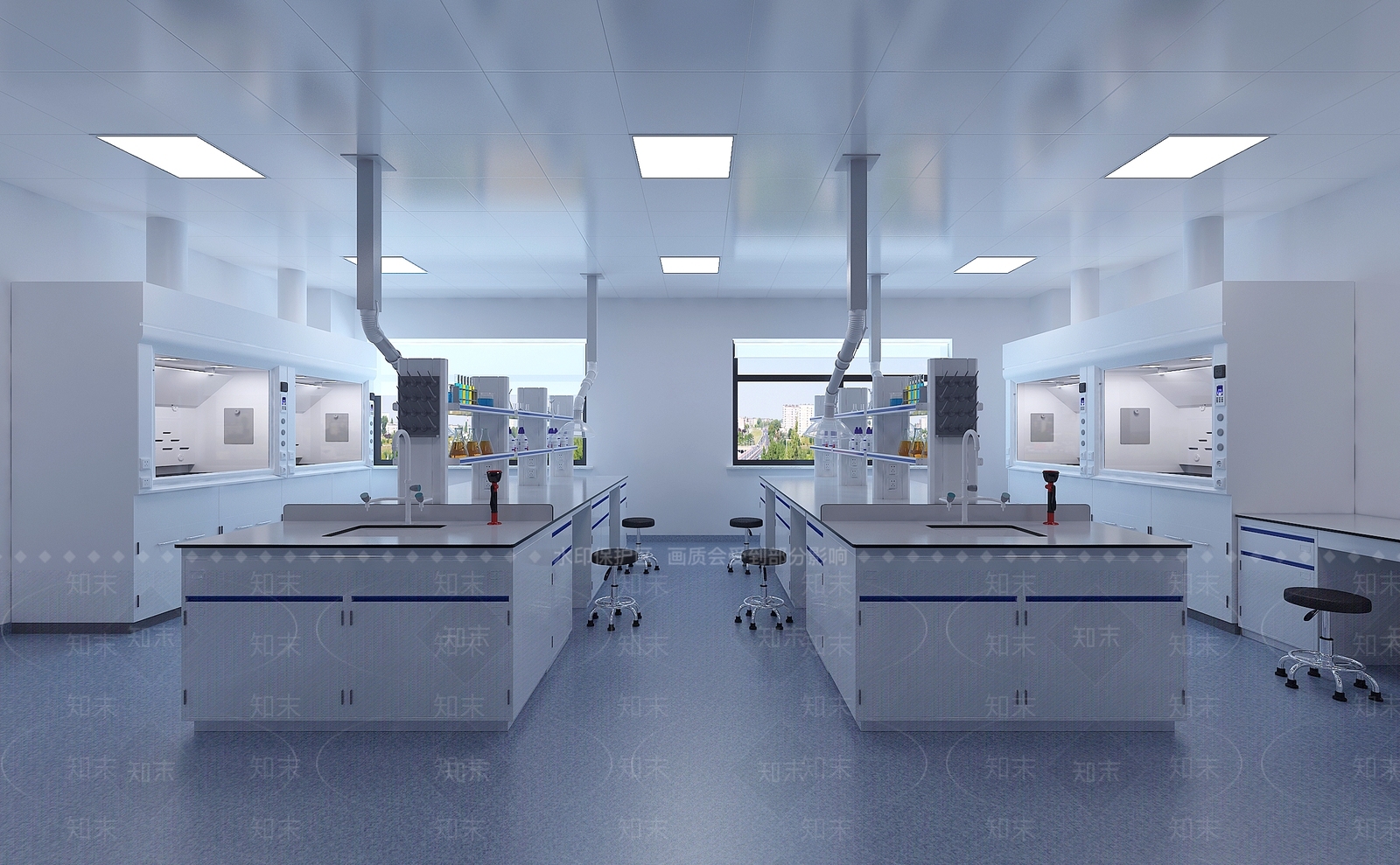 现代实验室3D模型下载【ID:1156094077】